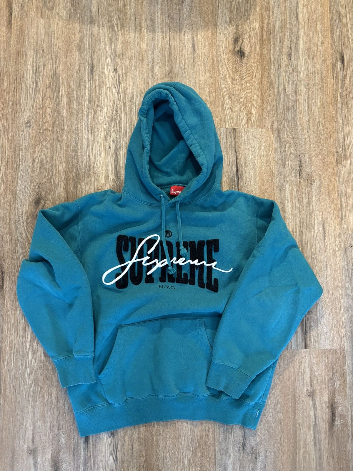 Supreme Supreme Banner Hoodie | Grailed