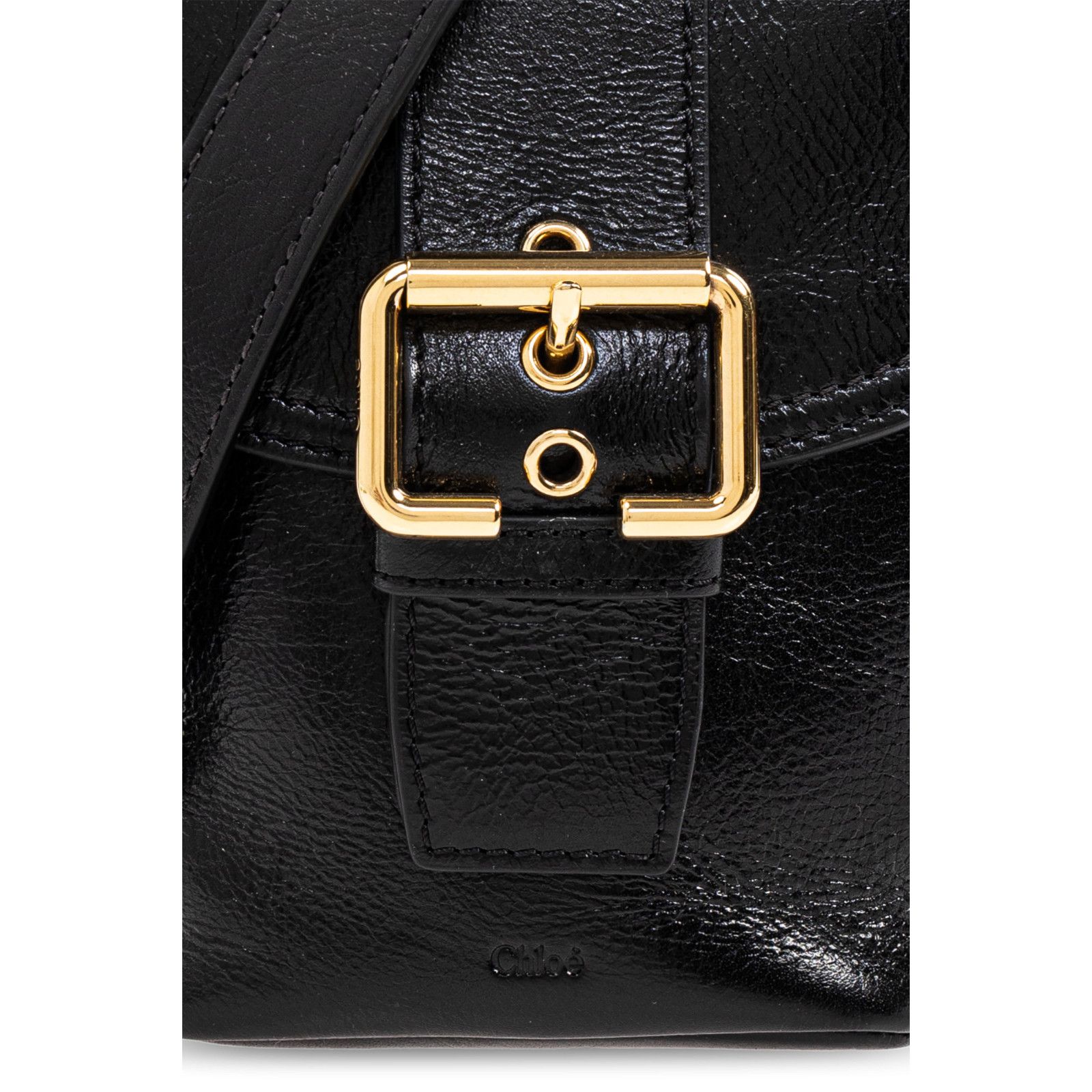 Chloe Chloe Mini Camera Black Shiny Leather Shoulder Bag New & Aut Size ONE SIZE - 5 Thumbnail