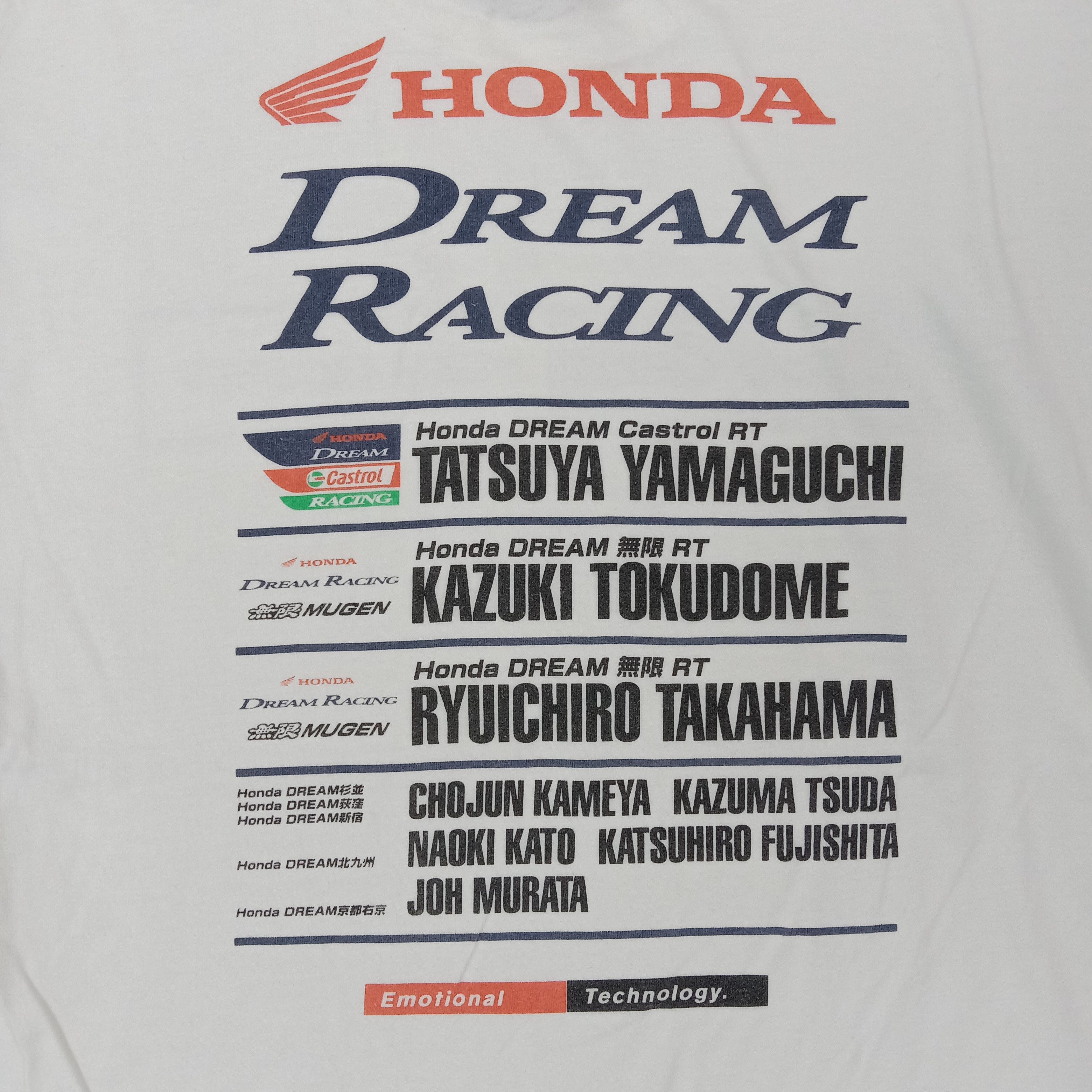 Honda Honda Mugen Dream Japanese Racing Tshirt C267N26 Size US L / EU 52-54 / 3 - 2 Thumbnail