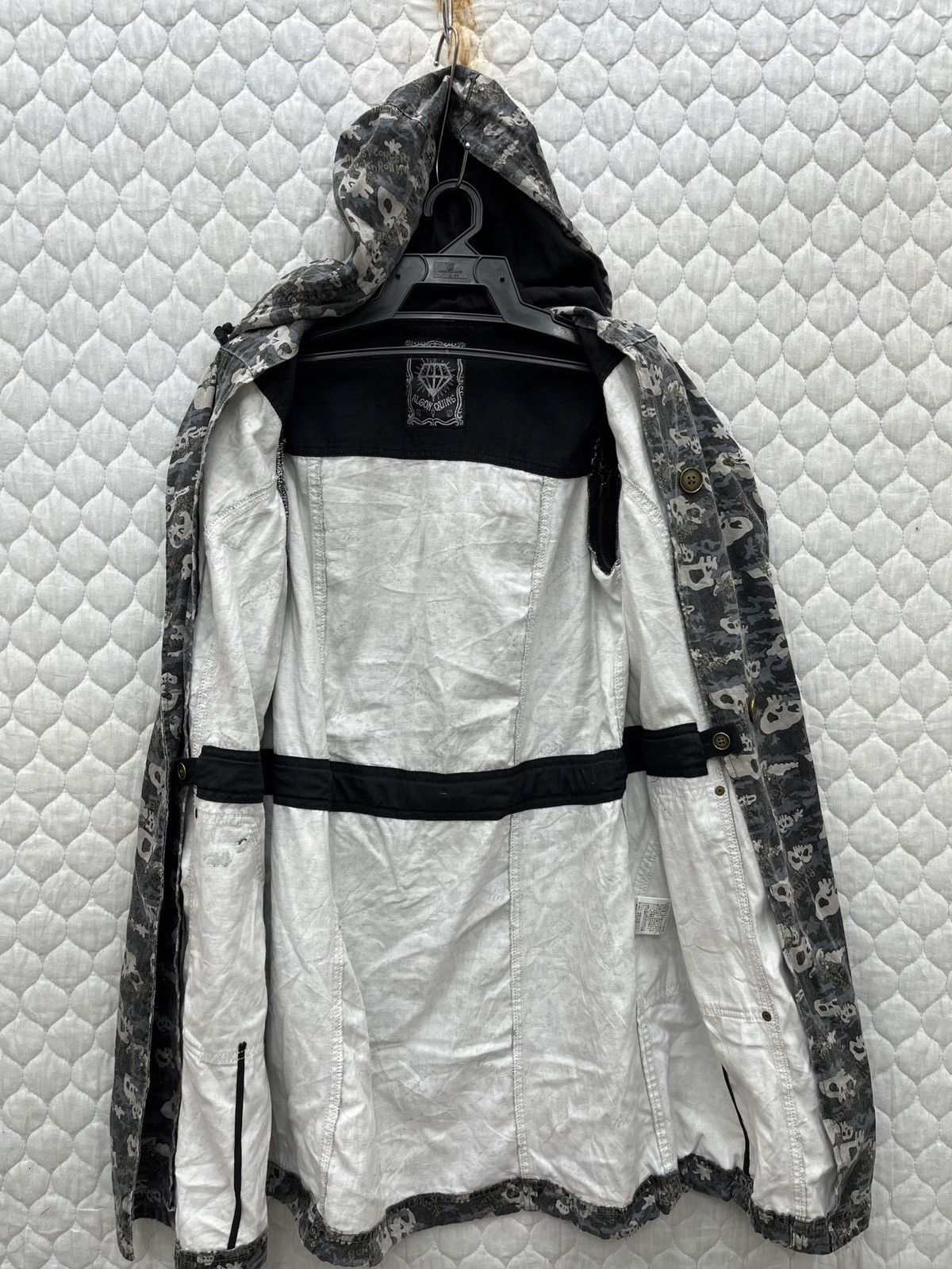 If Six Was Nine × Japanese Brand 🔥🔥ARCHIVE ALGON QUINS SKULLS PRINT DETACHABLE SLEEVE JACKET Size S / US 4 / IT 40 - 17 Thumbnail