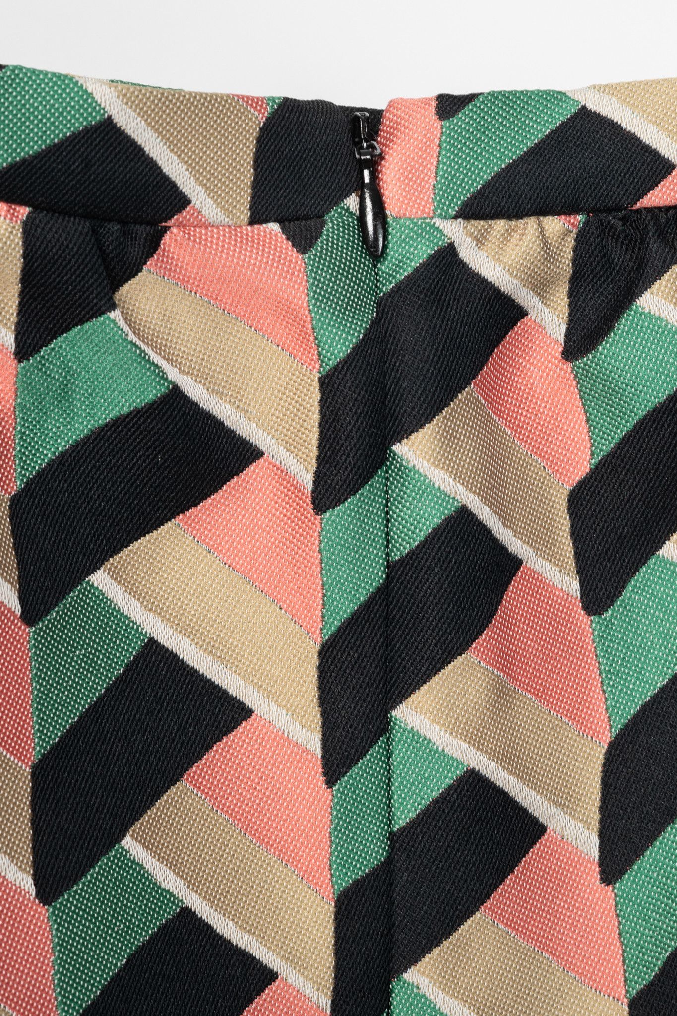 RED Valentino Red Valentino Herringbone-Jacquard Mini Skirt Size 30" / US 8 / IT 44 - 5 Thumbnail