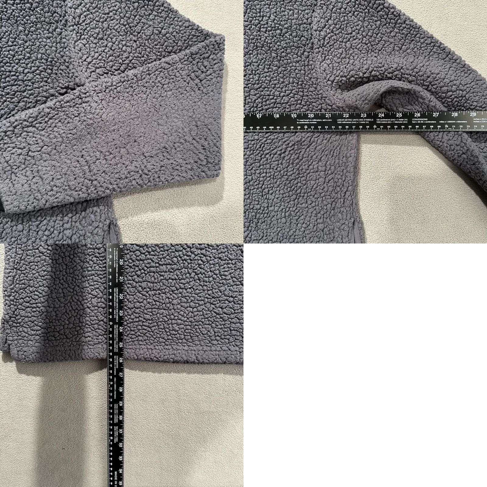 Pinko PINK Victoria's Secret Pullover Gray Fleece Quarter Zip Womens Medium Size M / US 6-8 / IT 42-44 - 8 Thumbnail