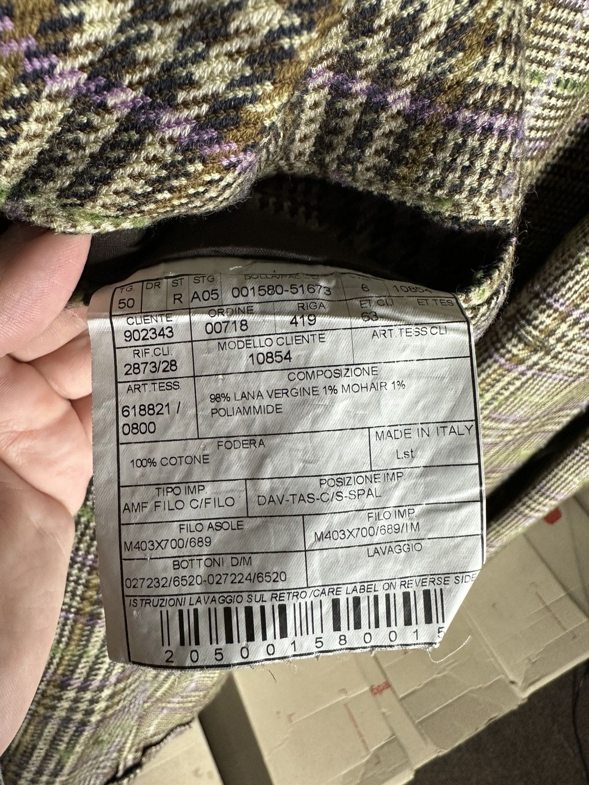 Etro Etro Milano Luxury Plaid Wool Blazer Jacket Size 50 Size 50R - 7 Thumbnail