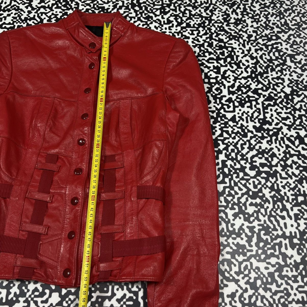 Japanese Brand Vintage Y2K Japanese Leather Jacket With Straps Moto Style Size S / US 4 / IT 40 - 23 Thumbnail