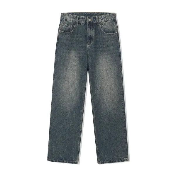 VIBE Straight washed loose trendy jeans Size US 30 / EU 46 - 6 Thumbnail