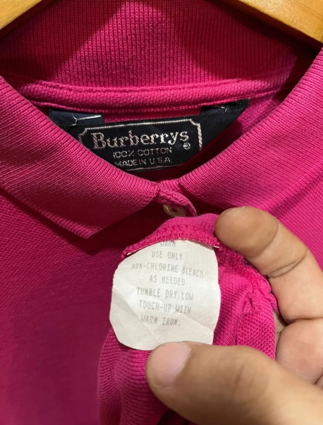 Burberry BURBERRYS POLO SHIRT- Vintage Size L / US 10 / IT 46 - 5 Thumbnail