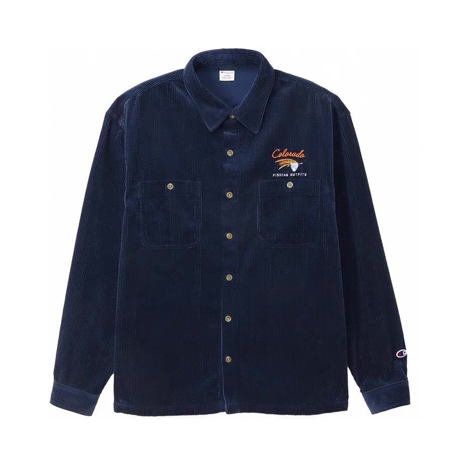 Champion Champion 24FW Men's Casual Long Sleeve Shirt Ｑ22 Size US M / EU 48-50 / 2 - 1 Thumbnail