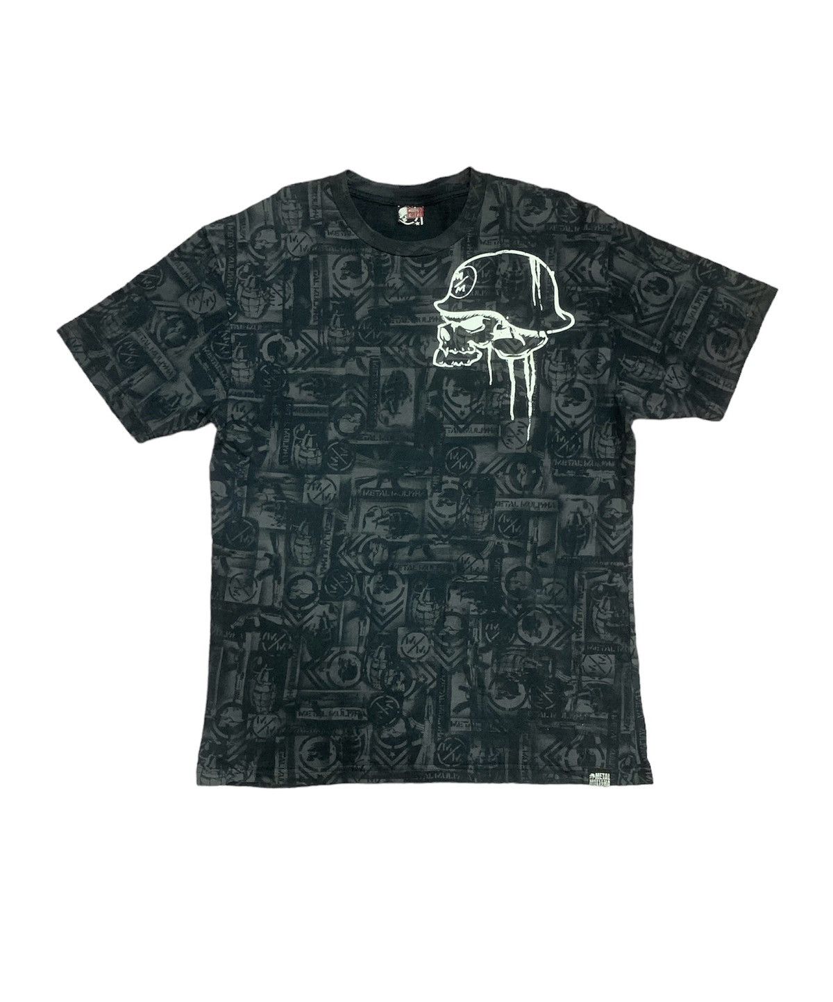 💥Vintage Metal Mulisha All Over Print Tee
