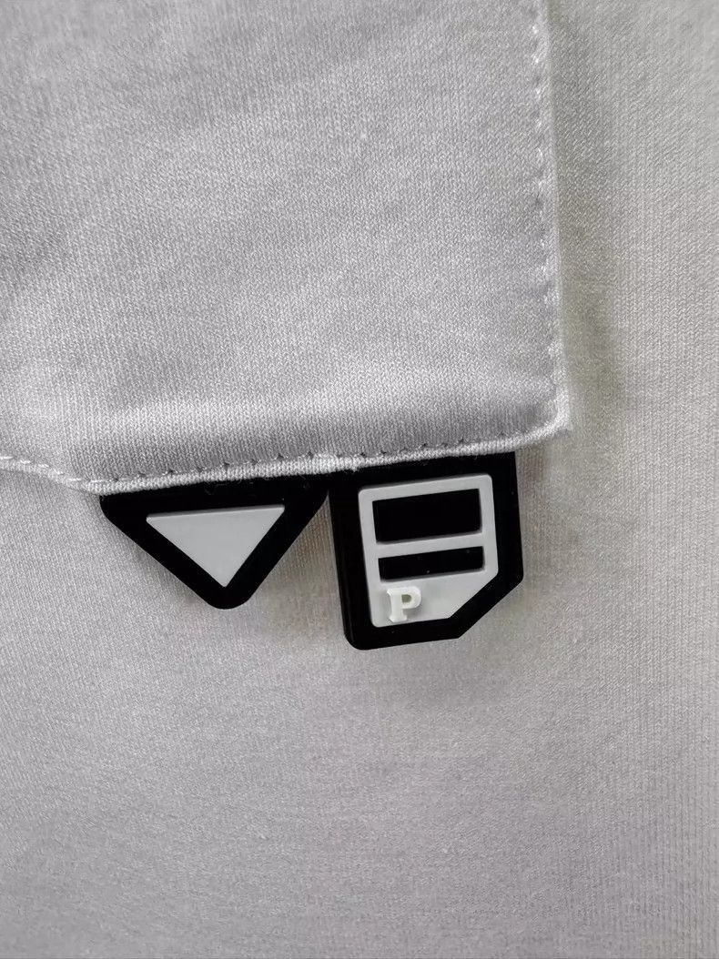 Prada Prada White Logo Short Sleeve TShirt -2505 Size US L / EU 52-54 / 3 - 4 Thumbnail