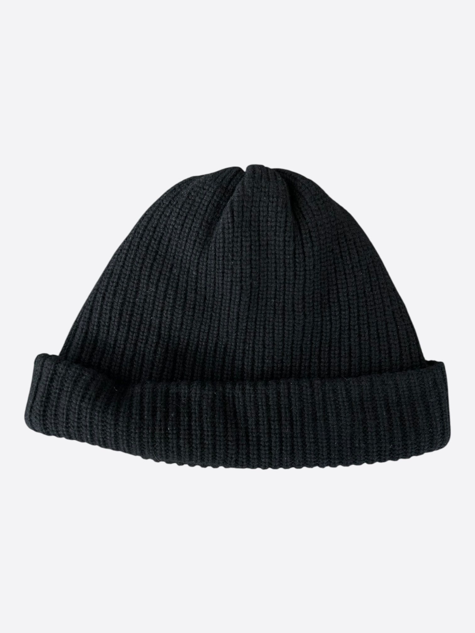 Chrome Hearts Chrome Hearts Black & Red Triple Star Patch Cashmere Beanie Size ONE SIZE - 2 Thumbnail