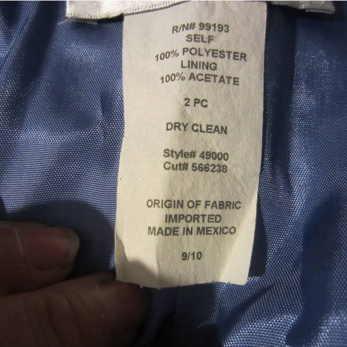 Other Urban Girl Nites Strapless Satin Gown Blue Prom Dress 9/10 Size M / US 6-8 / IT 42-44 - 5 Thumbnail