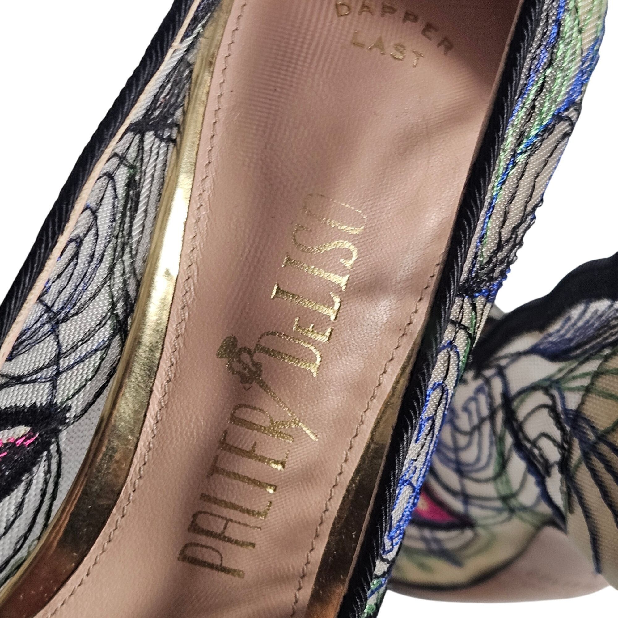 Other Palter DeLiso Women’s Heels Peacock Feather Embroidery 37.5 Size US 7.5 / IT 37.5 - 12 Thumbnail