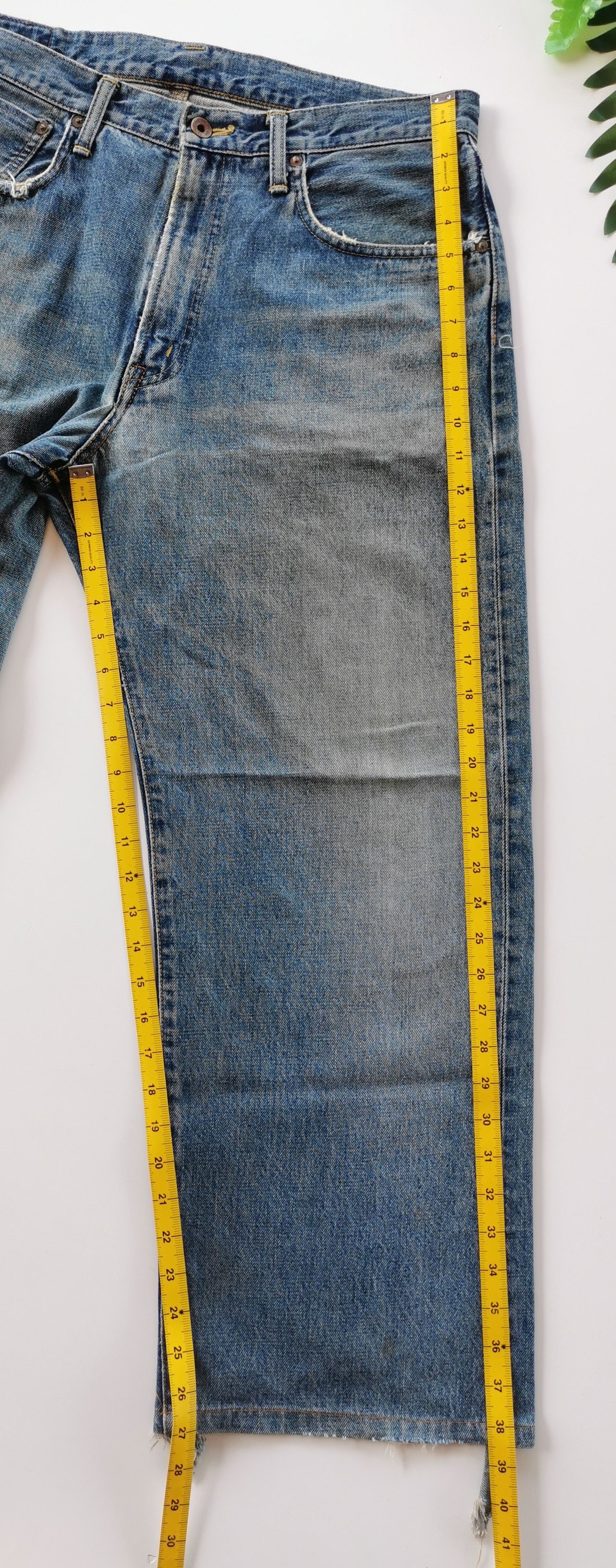Edwin Avant Garde Edwin 505 Selvedge Baggy Jeans Size US 34 / EU 50 - 12 Thumbnail