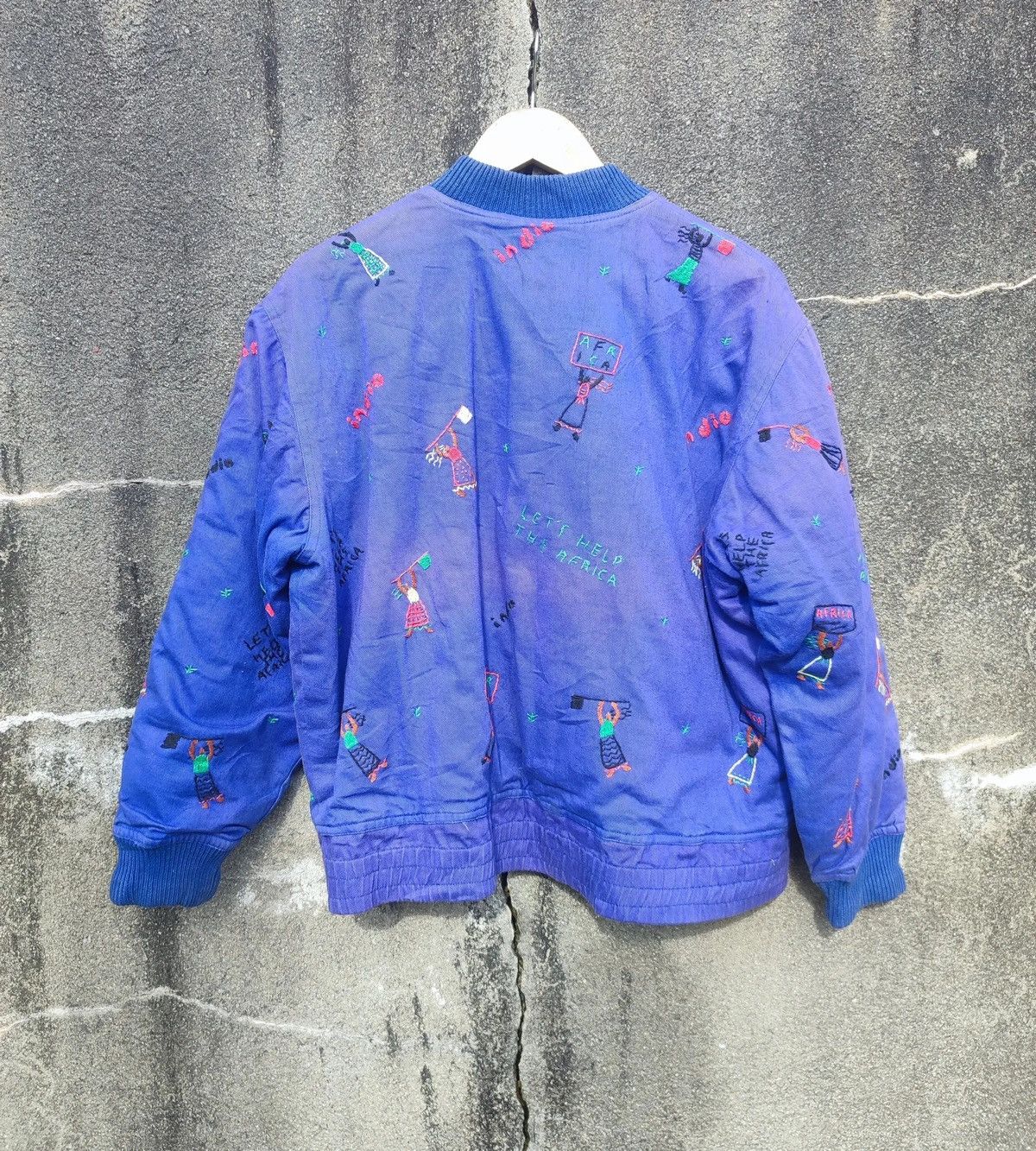 Vintage Indio Vintage Embroidered Jacket – Cotton – M – Vibrant Blue Size US M / EU 48-50 / 2 - 6 Thumbnail