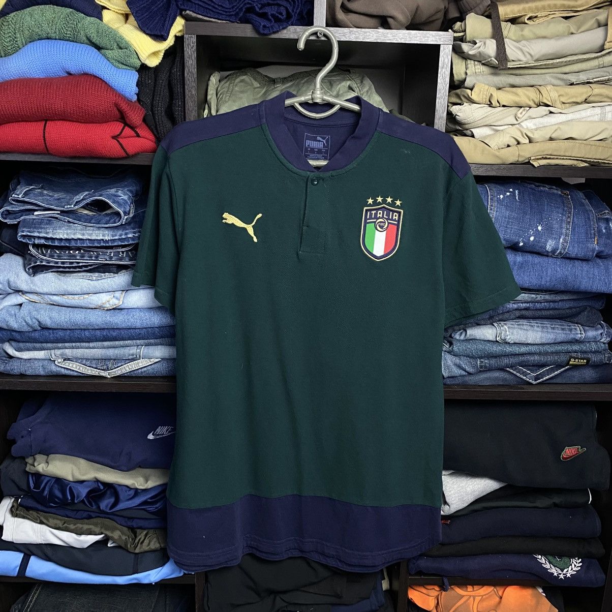 Puma Vintage Puma Italia Small logo Football team tee size L Size US L / EU 52-54 / 3 - 1 Thumbnail