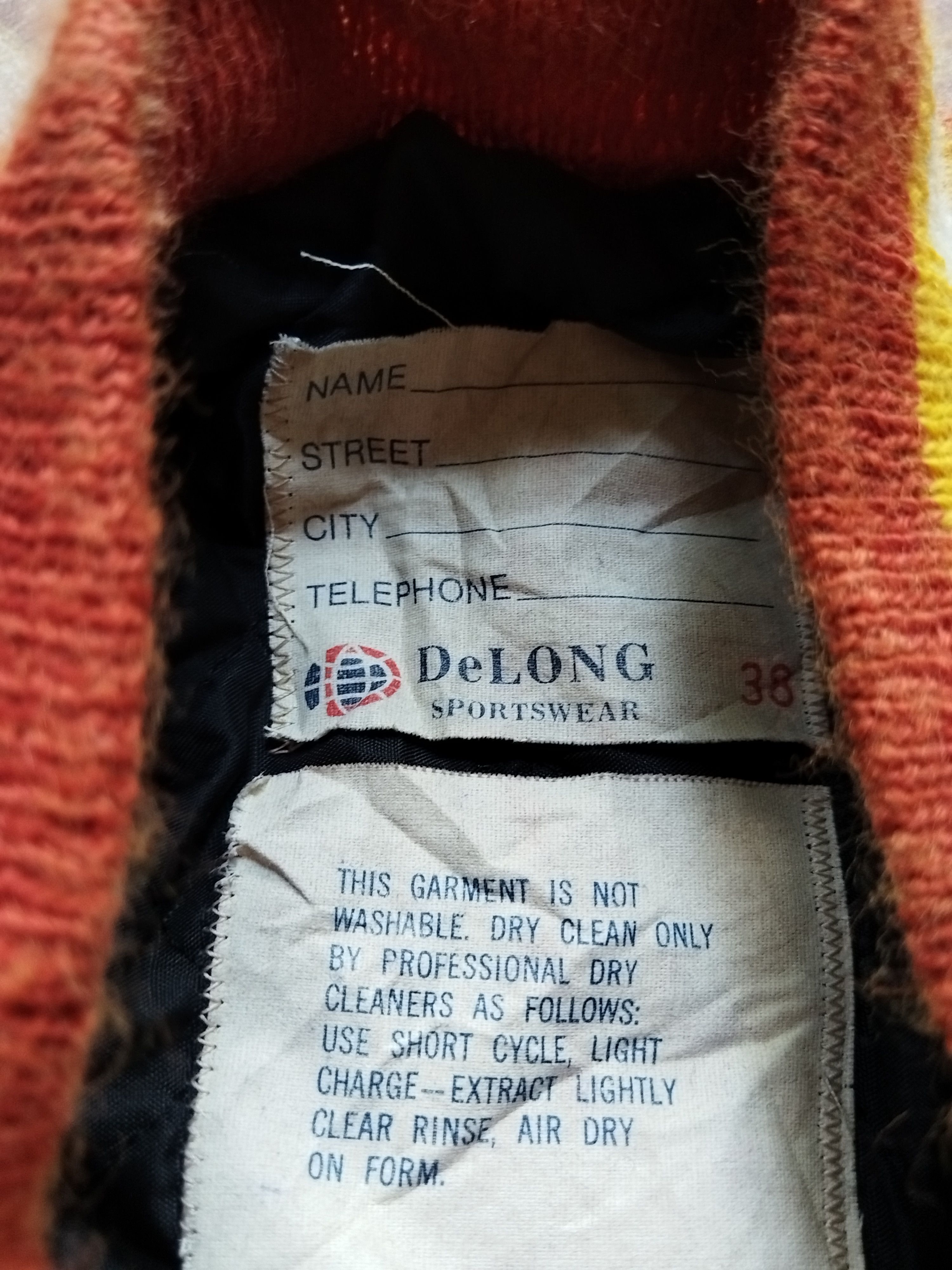 Delong Vintage Delong Varsity Jacket N Size US M / EU 48-50 / 2 - 5 Thumbnail