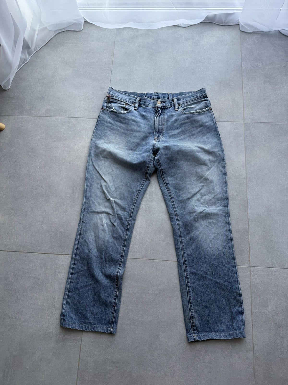 If Six Was Nine Vintage Ralph lauren denim and supply baggy hype jeans y2k Size US 34 / EU 50 - 6 Thumbnail