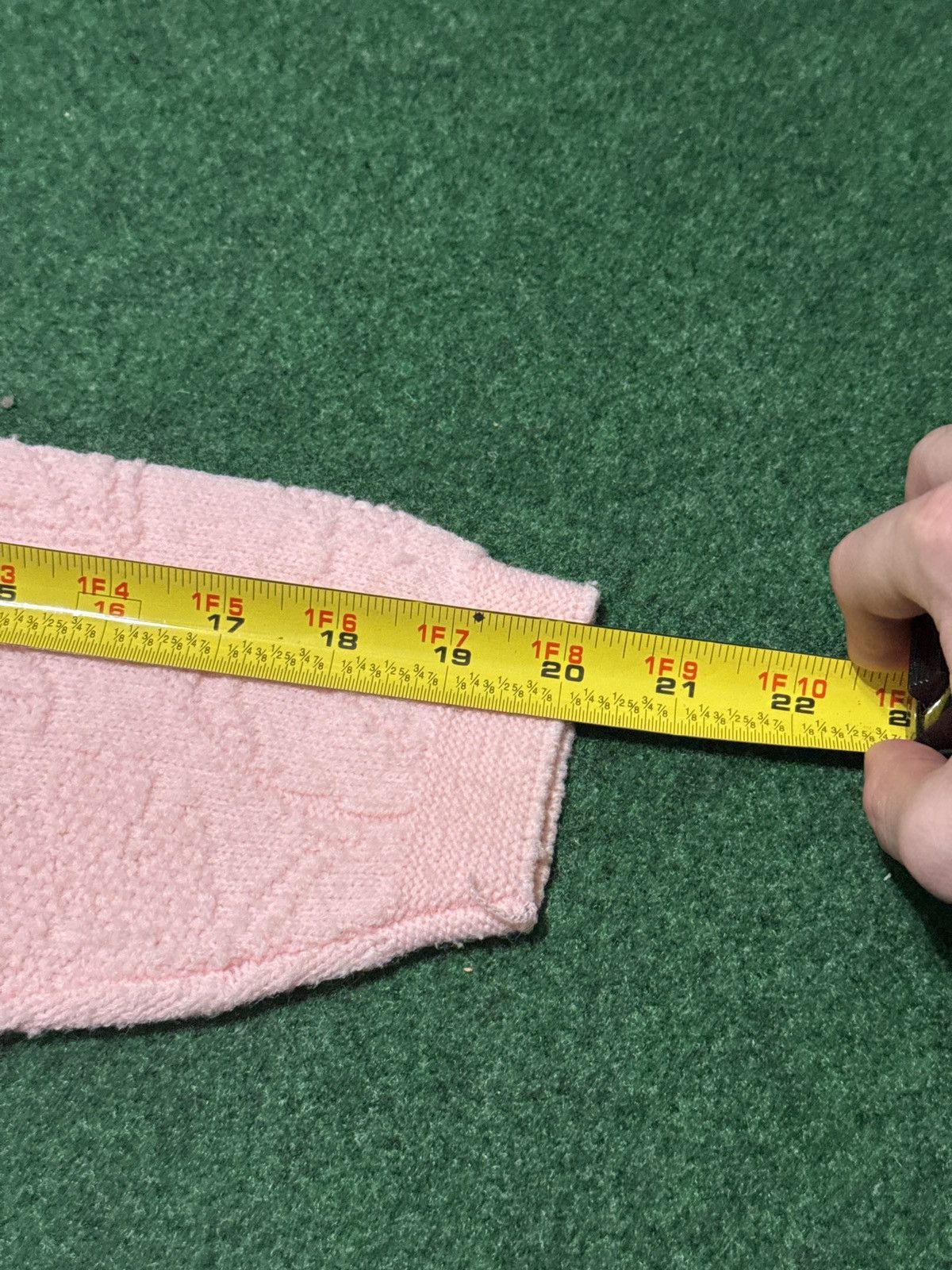 Vintage Vtg 80s Cuddle knit Pink 17x24 XS Cardigan Grandma Sweater Size XS / US 0-2 / IT 36-38 - 6 Thumbnail