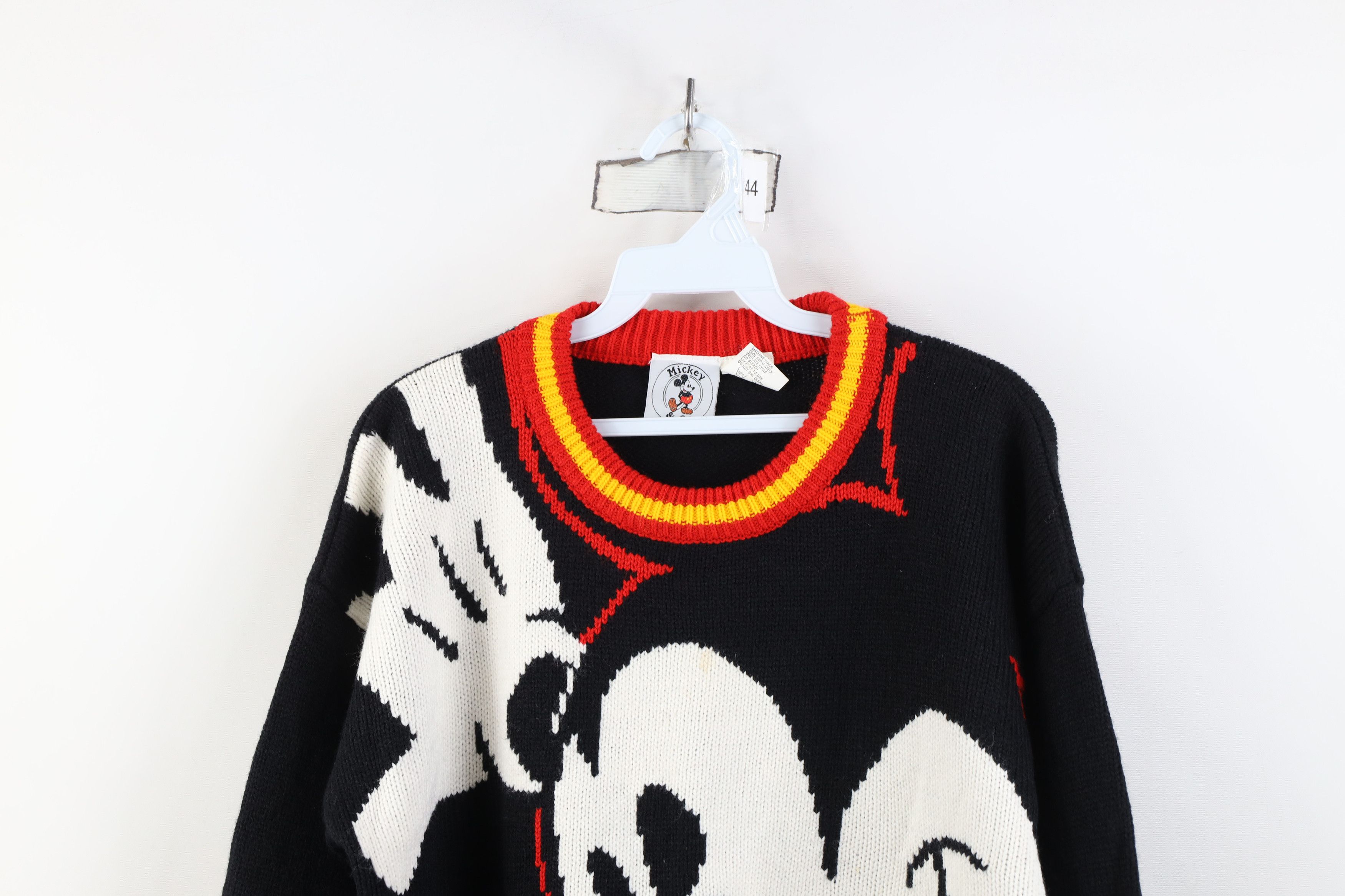 Disney Vintage 80s 90s Disney Mickey Mouse Jumbo Crewneck Sweater Size M / US 6-8 / IT 42-44 - 2 Thumbnail