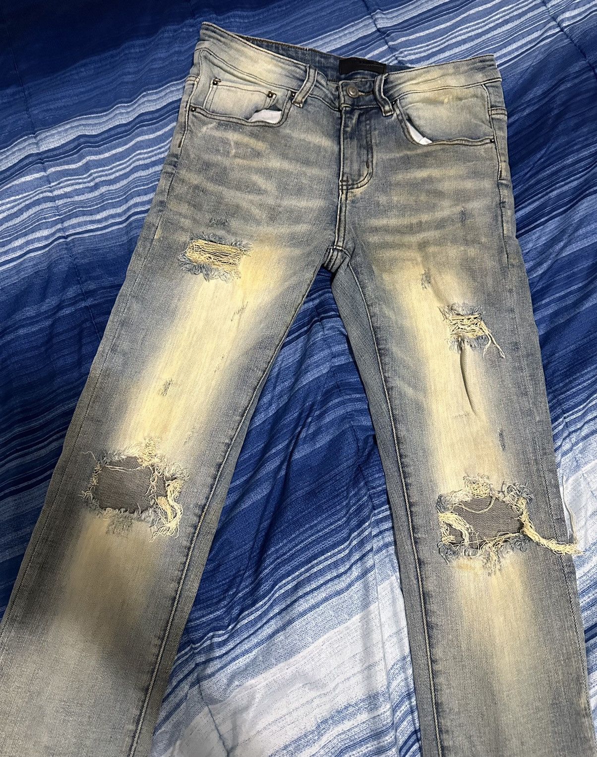 Other Tulones Dust Wrinkle Stacked Jeans size 30 Size US 30 / EU 46 - 3 Thumbnail