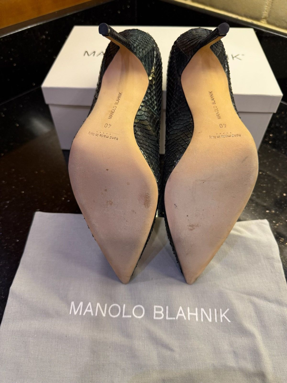 Manolo Blahnik Iconic BB007 Size US 10 / IT 40 - 3 Thumbnail