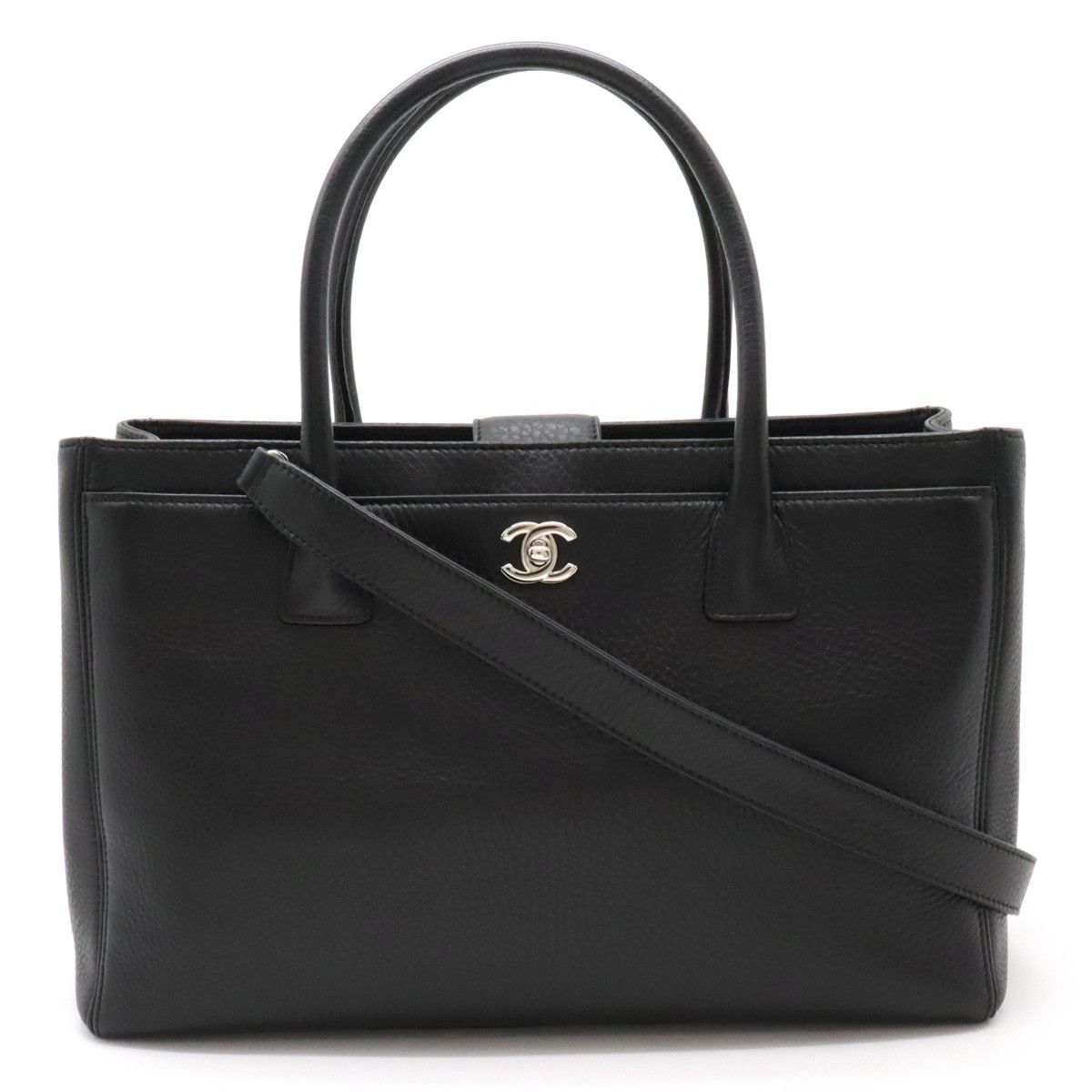 Chanel Chanel Chanel Executive Line Coco Mark 2WAY Tote Bag A15206