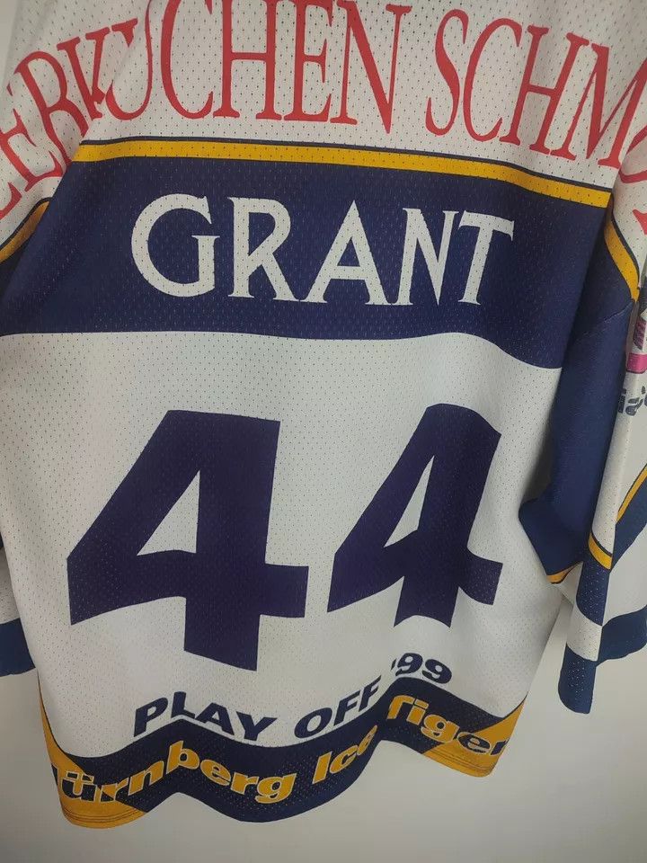 Vintage Vintage Ice Tigers Nuremberg play off 1999 #44 Grant Size US XXL / EU 58 / 5 - 9 Thumbnail