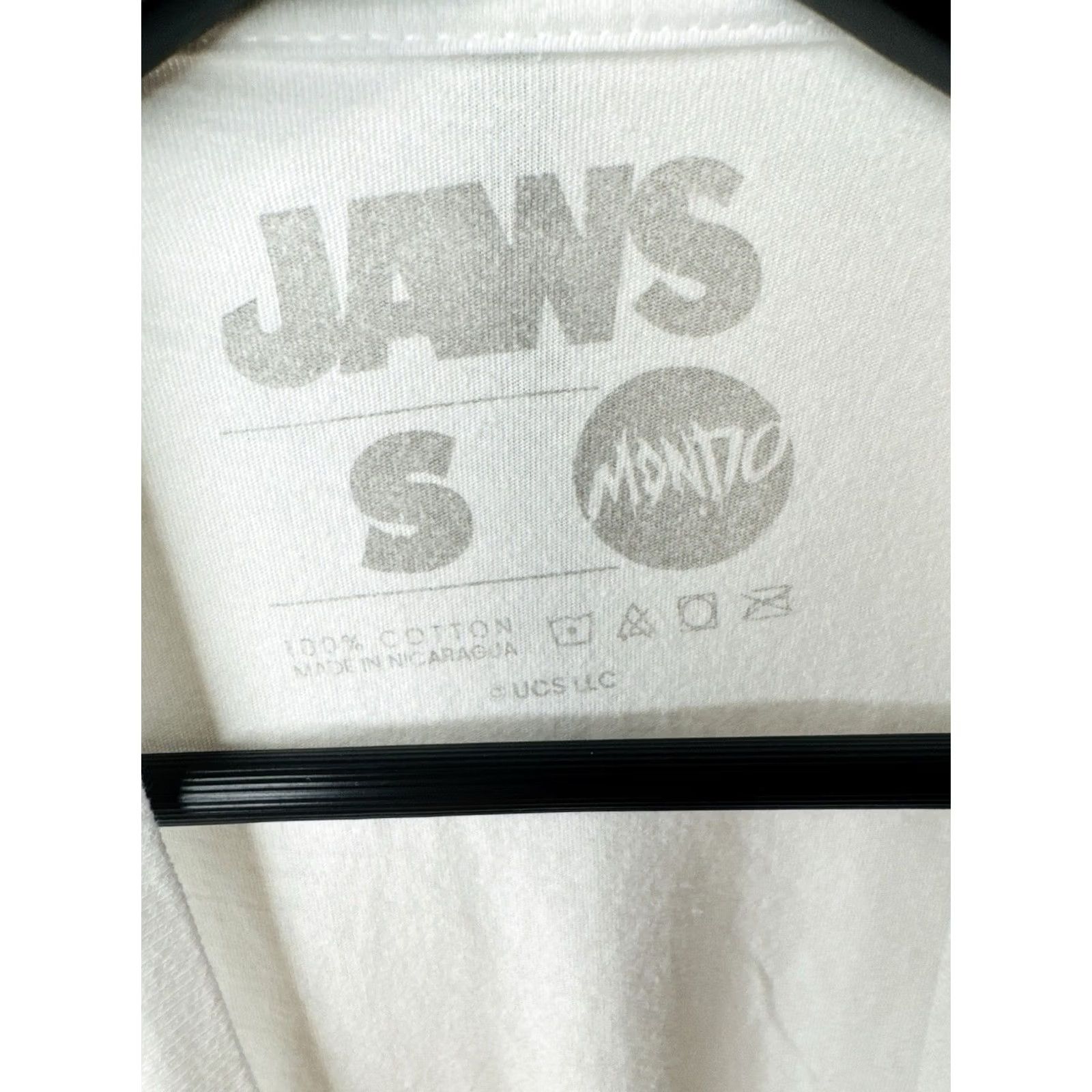 Vintage Mondo Jaws T Shirt Mens S White Movie Graphic Tee Farewell Adieu Quote Size US S / EU 44-46 / 1 - 4 Thumbnail