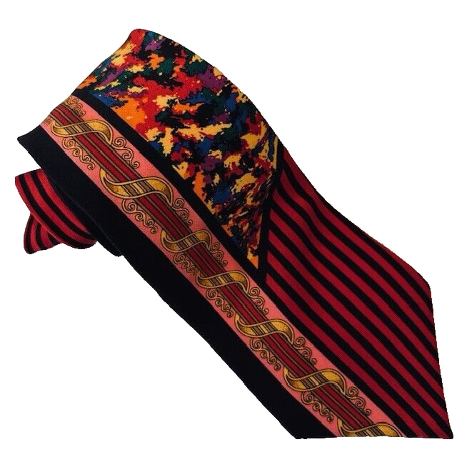 Other Rush Limbaugh Tie No Boundaries Collection Abstract /Stripes Size ONE SIZE - 1 Thumbnail