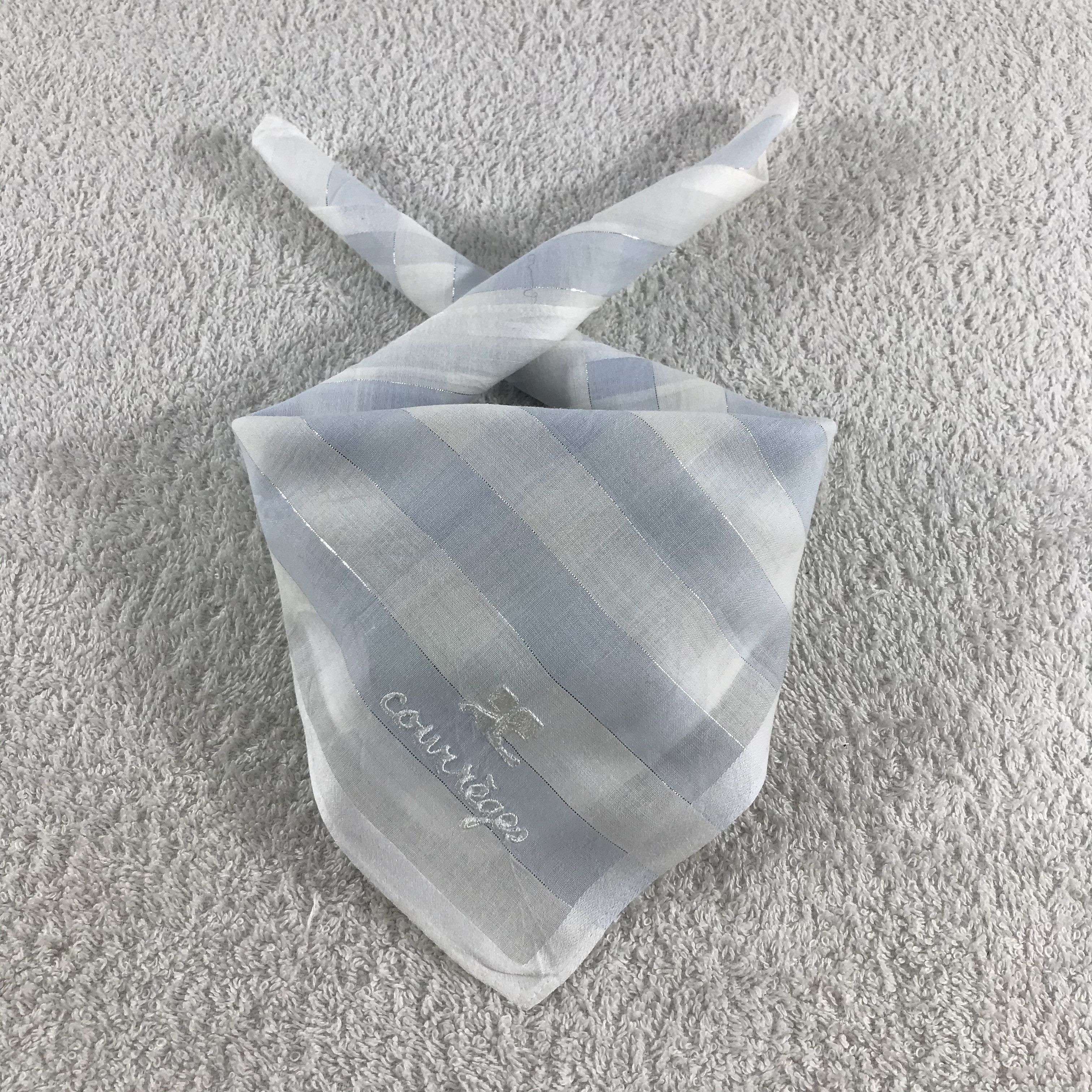 Courreges × Vintage Courreges Bandana / Handkerchief / Neckerchief - S269 Size ONE SIZE - 3 Thumbnail