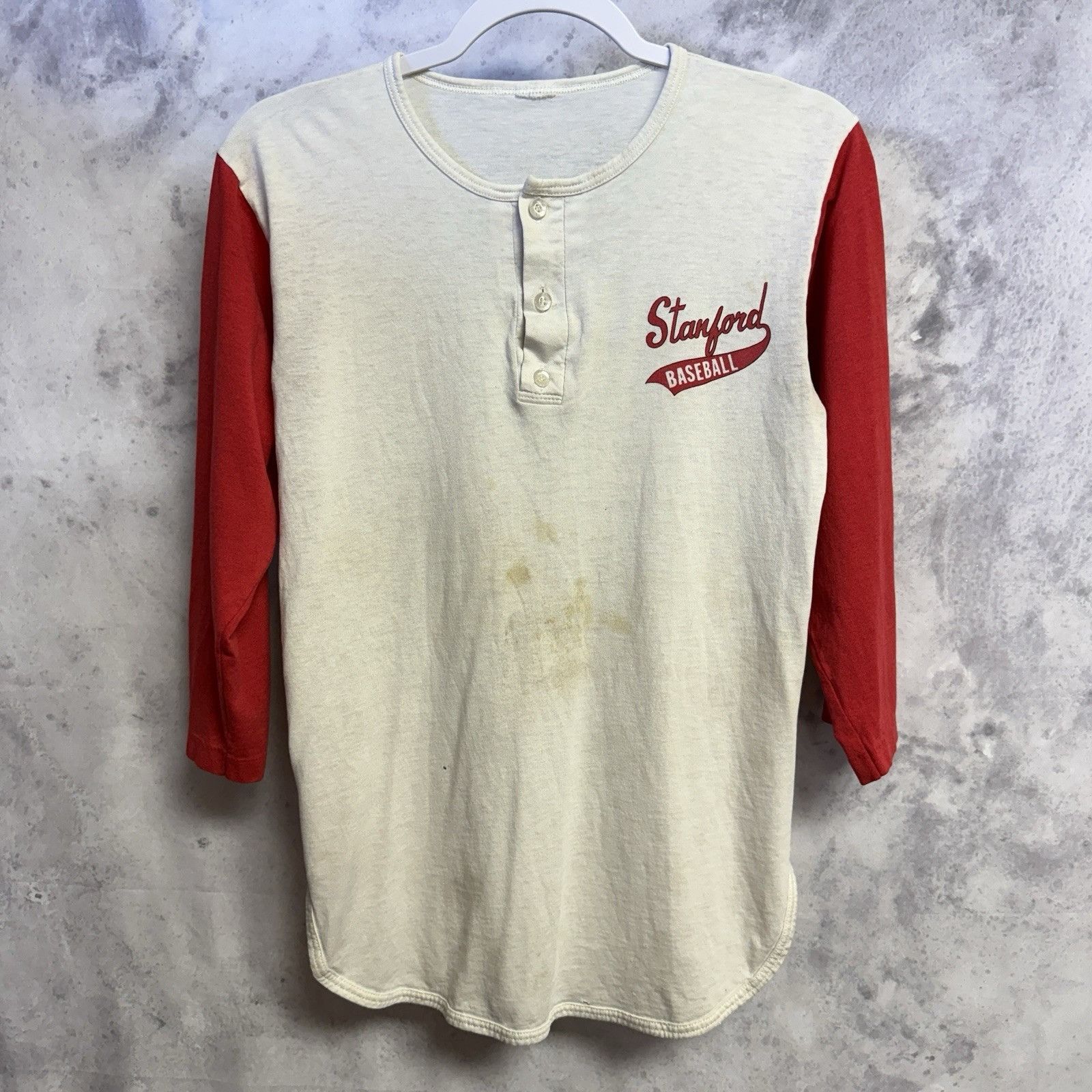 Vintage Vintage 80s Stanford University Baseball T Shirt Mens S Size US S / EU 44-46 / 1 - 1 Thumbnail