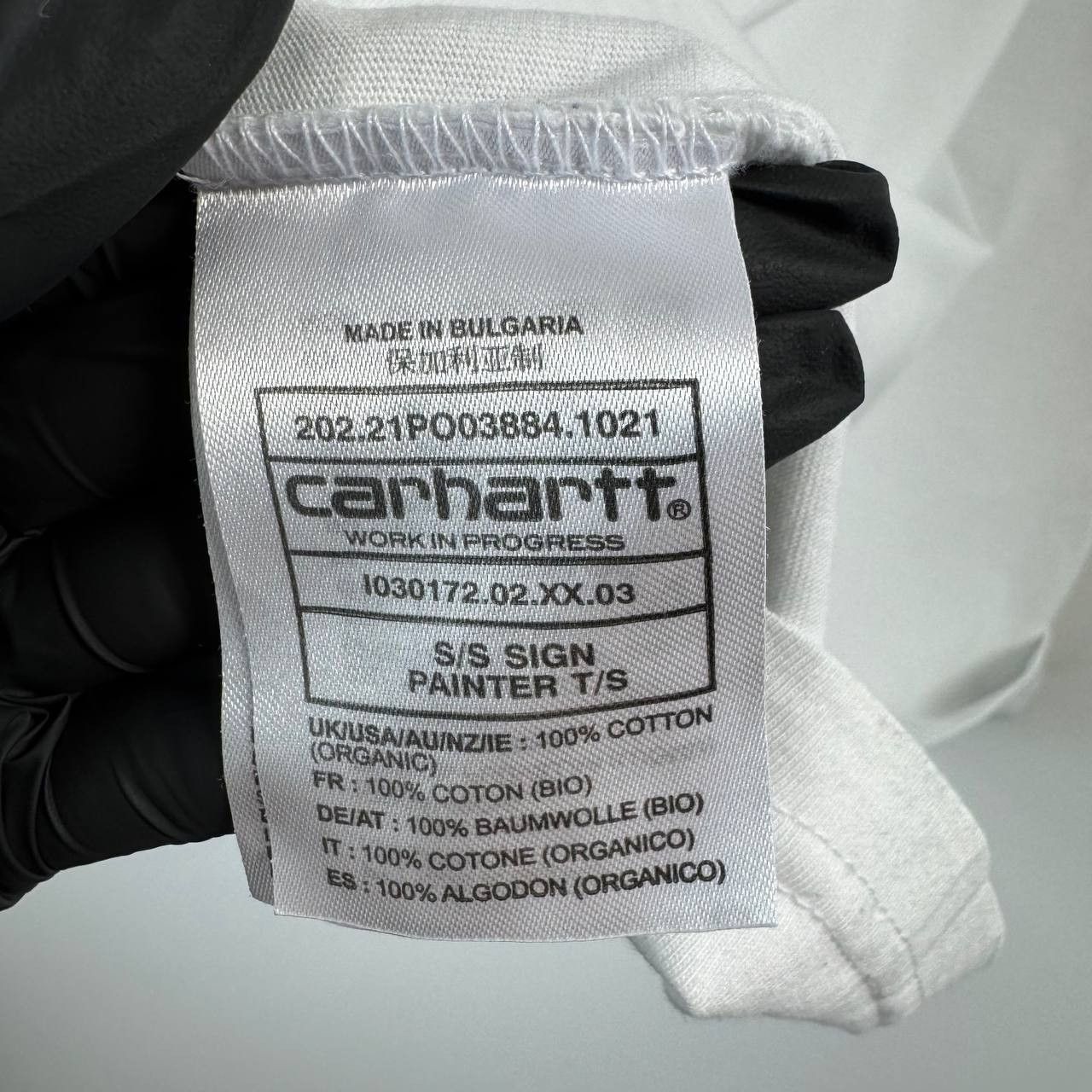 Carhartt Carhartt WIP Logo T-Shirt White Men Size XL Size US XL / EU 56 / 4 - 4 Thumbnail
