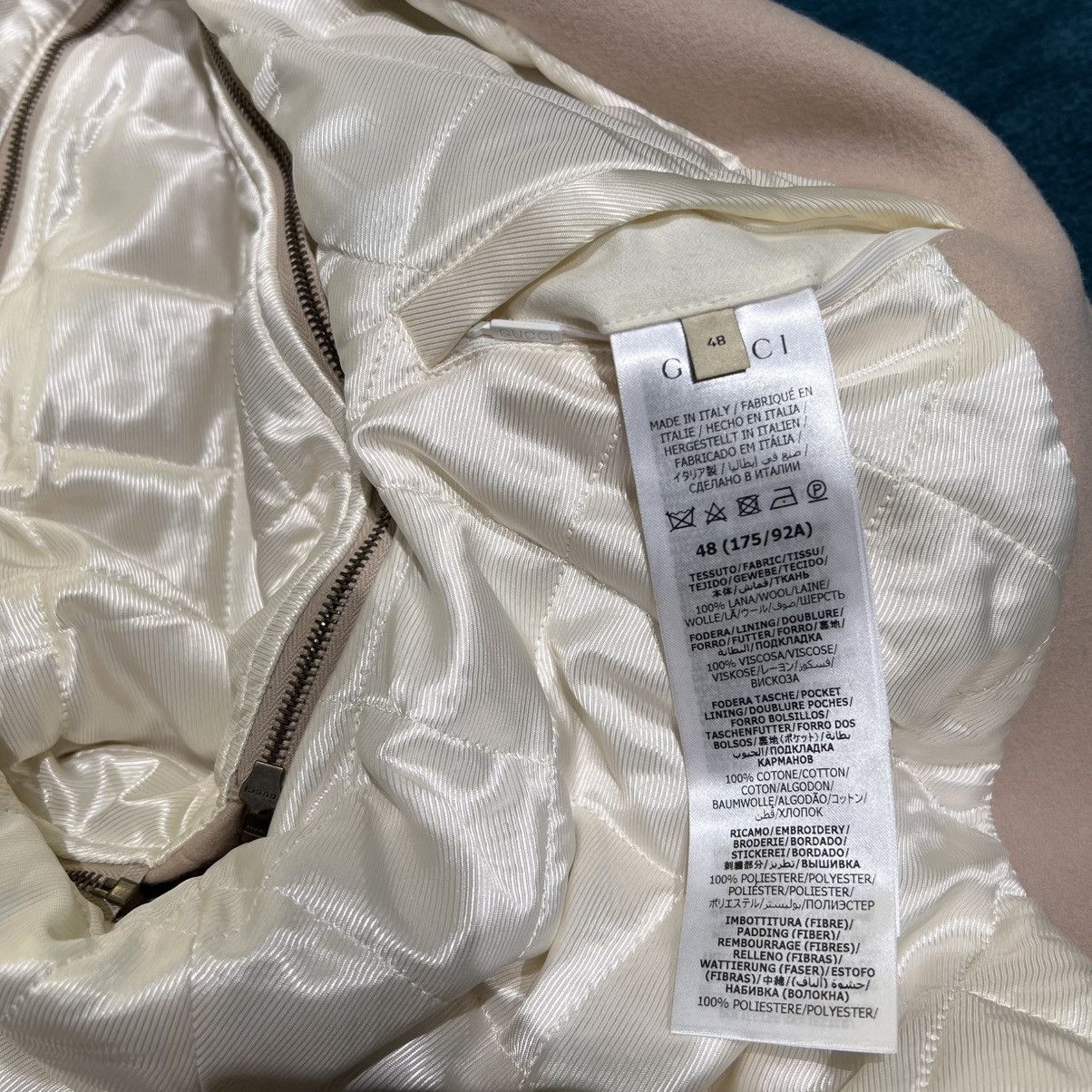Gucci Gucci Embroidered Wool Bomber in Medium Size US M / EU 48-50 / 2 - 8 Thumbnail