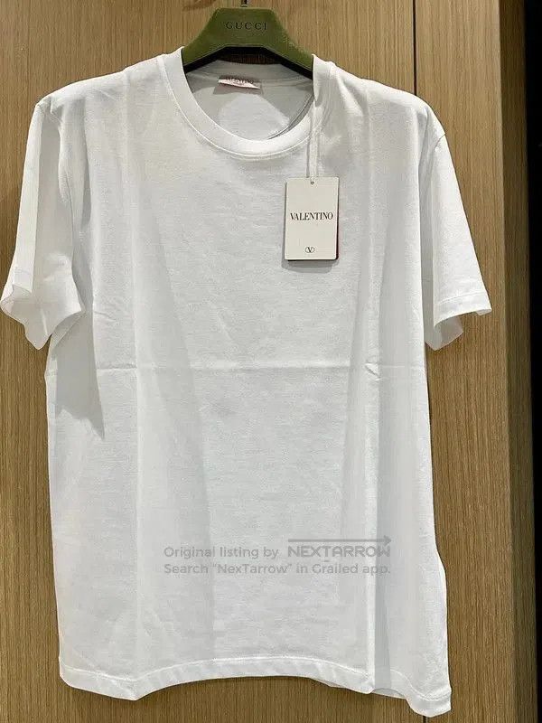 Valentino Valentino White Cotton T-shirt for Men . Size US L / EU 52-54 / 3 - 1 Thumbnail