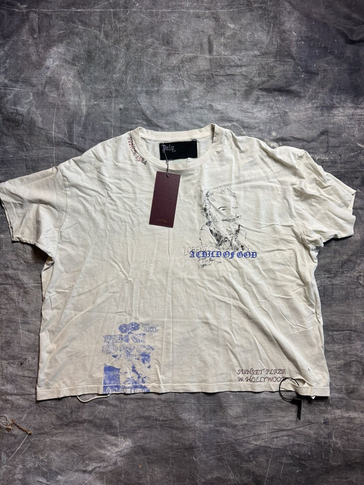 Paly Hollywood Paly Hollywood HLORENZO Exclusive Rhinestone T-shirt Size US L / EU 52-54 / 3 - 1 Thumbnail
