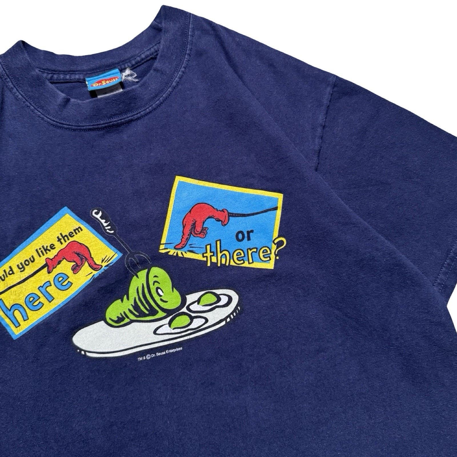 Other VTG Dr. Seuss 1997 Green Eggs and Ham Sam I Am Seuss Mens M Size US M / EU 48-50 / 2 - 2 Thumbnail
