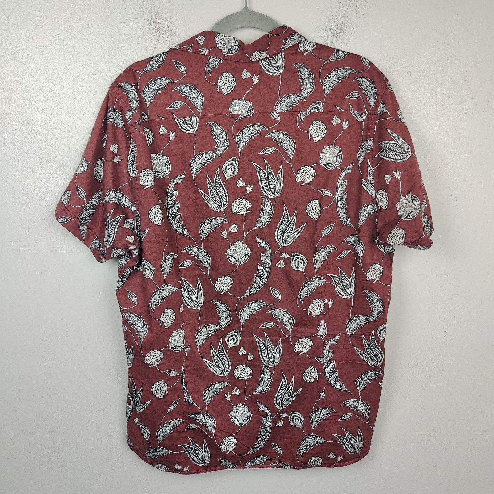 Ted Baker Ted Baker Floral Printed Shirt Mens XL 5 Red Button Down Size US XL / EU 56 / 4 - 3 Thumbnail