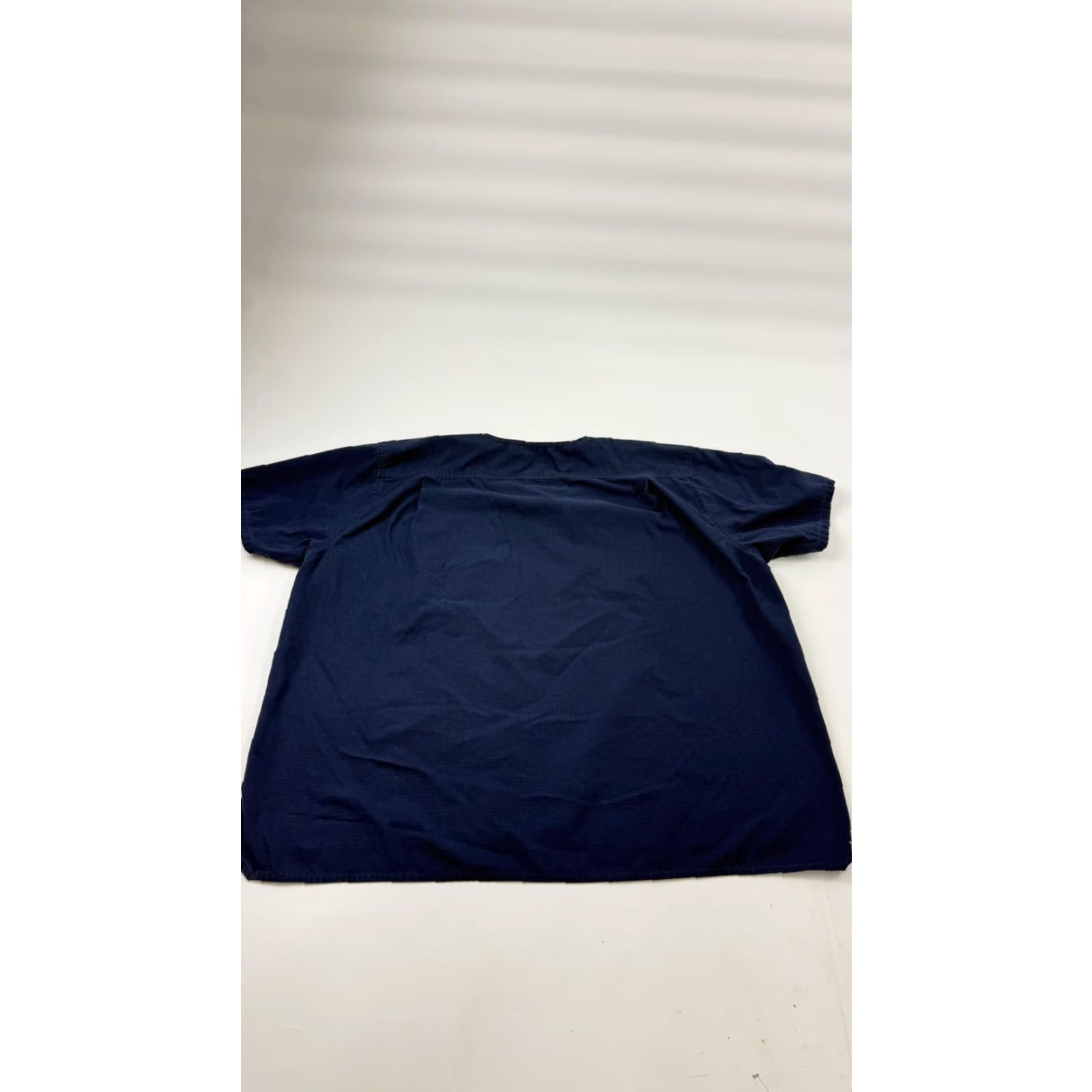 Carhartt Carhartt Scrub Shirt Mens 2XL Navy Blue Ripstop V Neck Medical Workwear Pocket Size US XXL / EU 58 / 5 - 6 Thumbnail