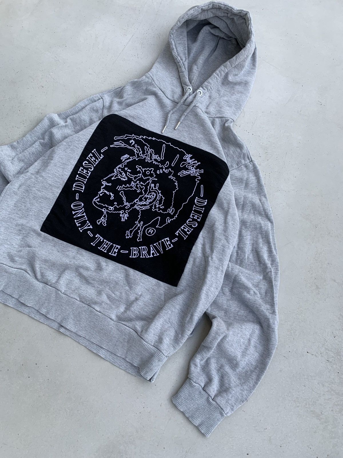 Diesel Diesel Hoodie Vintage Big Logo Avantgarde Style Sk8 Size US L / EU 52-54 / 3 - 2 Thumbnail
