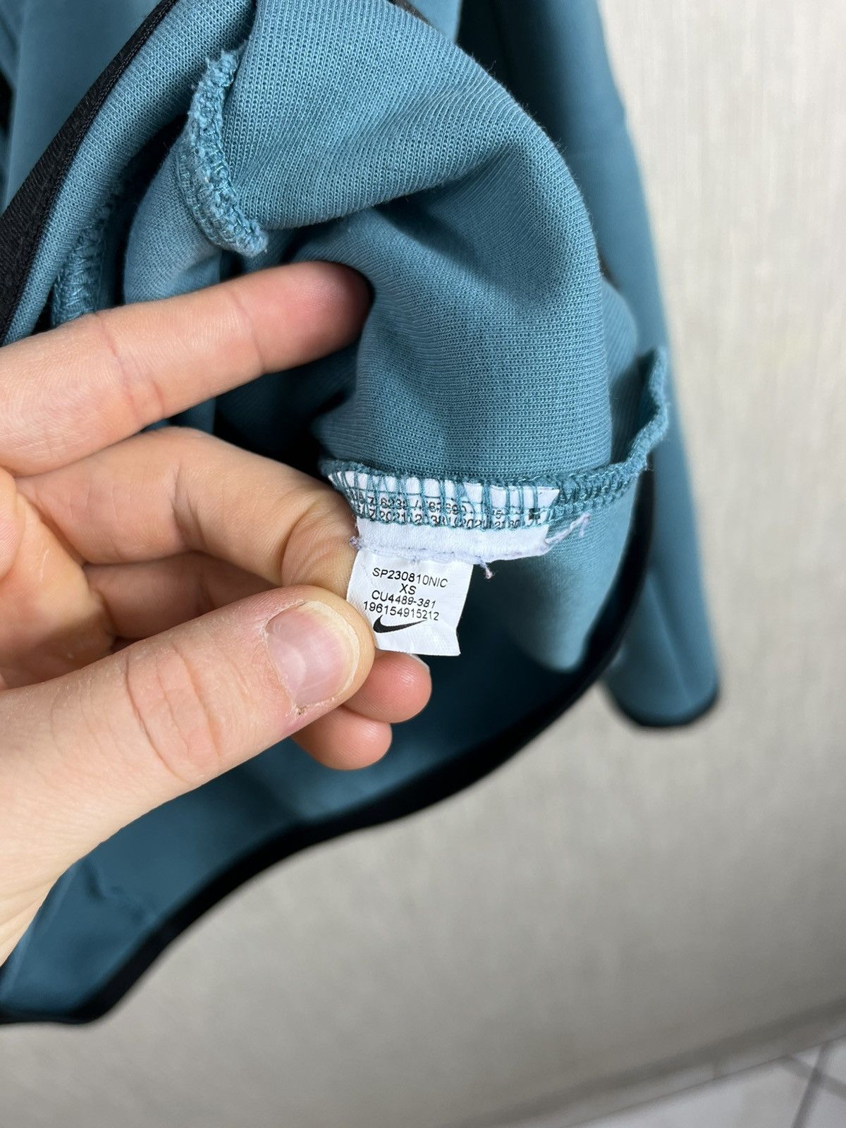Nike Nike vintage tech fleece zip hoodie drill y2k mineral teal Size US XS / EU 42 / 0 - 21 Thumbnail
