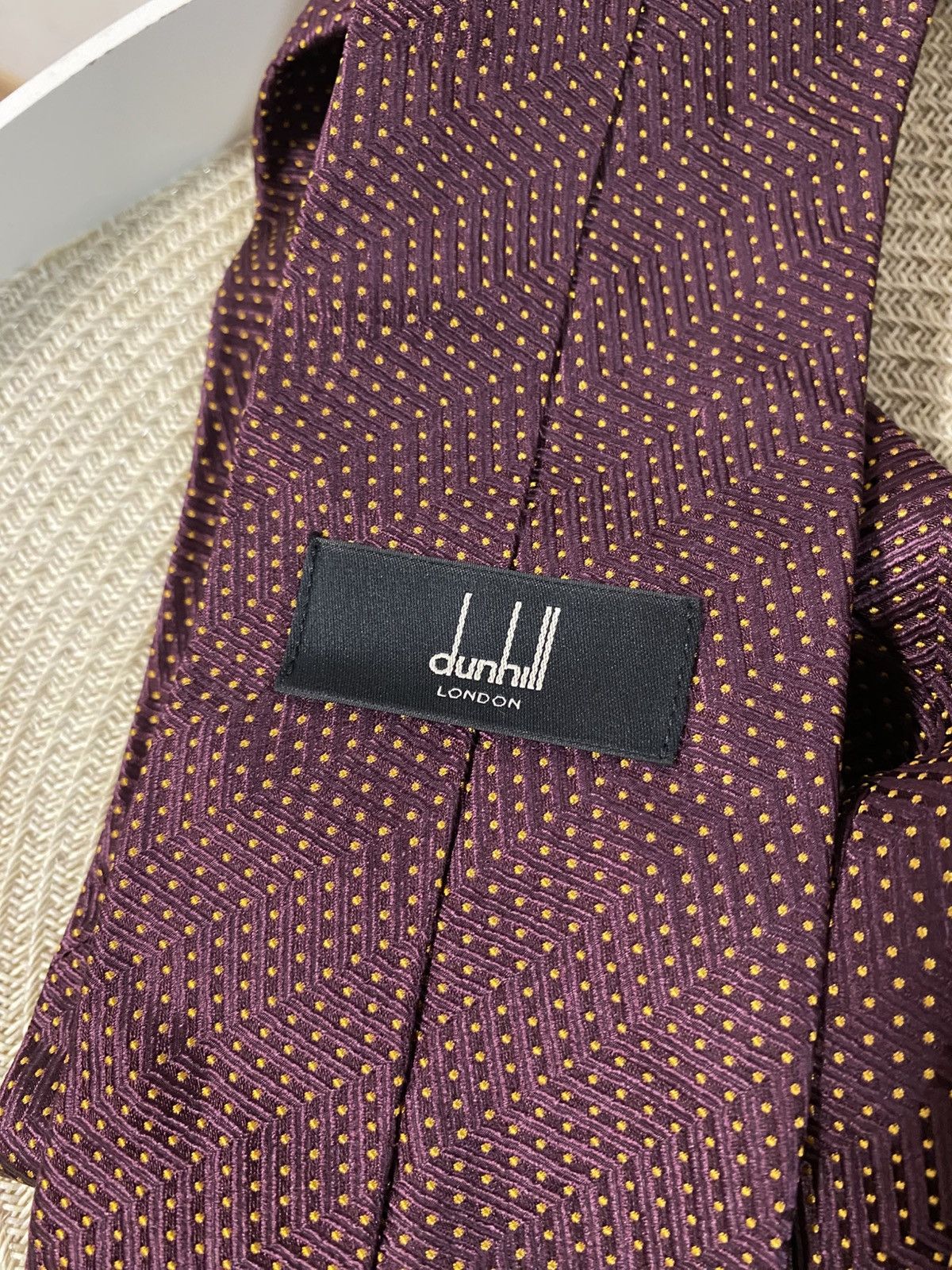 Alfred Dunhill Dunhill London Silk Tie x 2 in the post Size ONE SIZE - 3 Thumbnail
