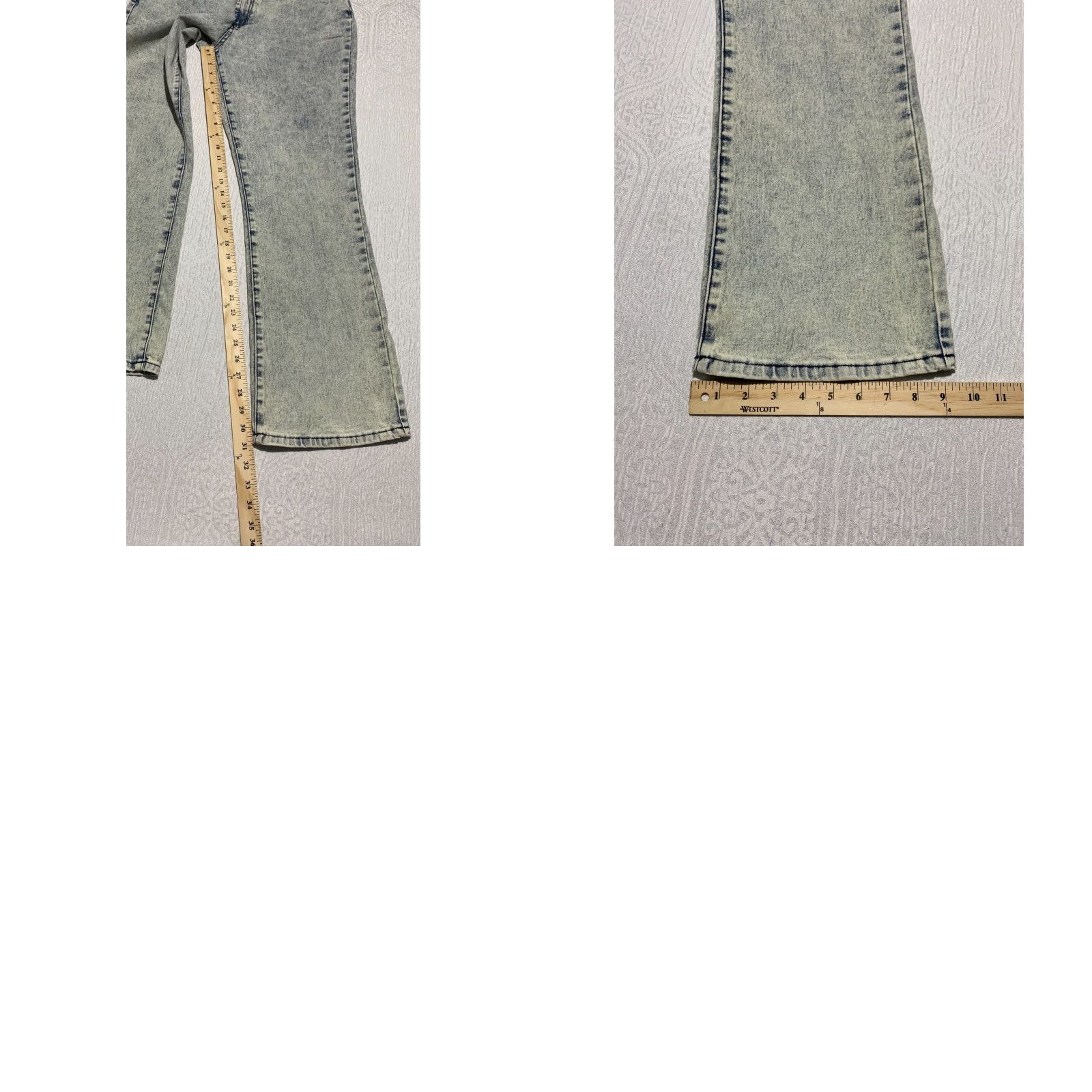 Vintage Diane Gilman Jeans Women’s 16 Blue Denim 5-Pocket Stretch Bootcut N/A Size 24" / US 00 / IT 34 - 8 Thumbnail