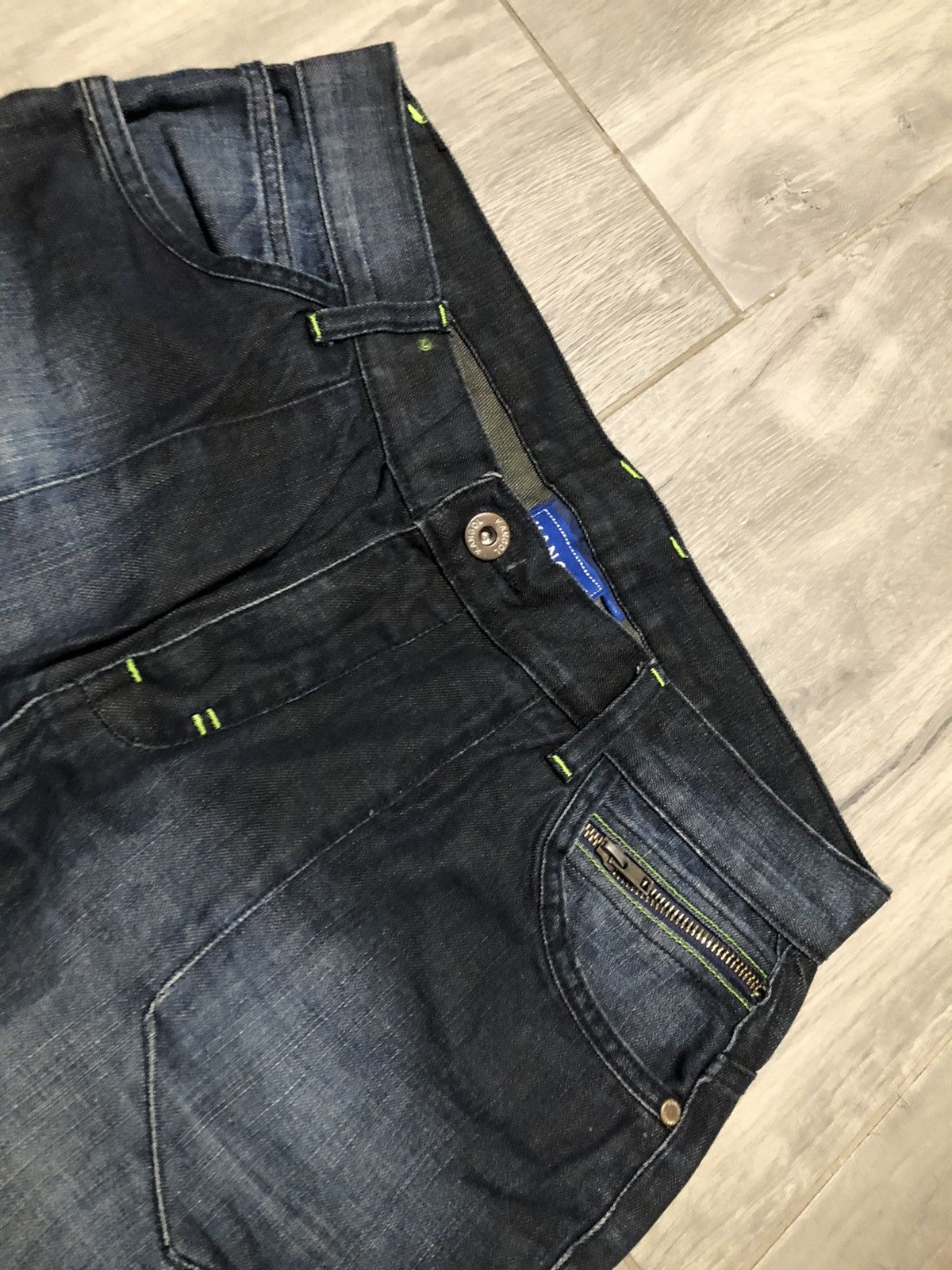 Kangol × Vintage Vintage Rare 90s Kangol Jeans Streetwear Y2K Drill Size US 34 / EU 50 - 9 Thumbnail