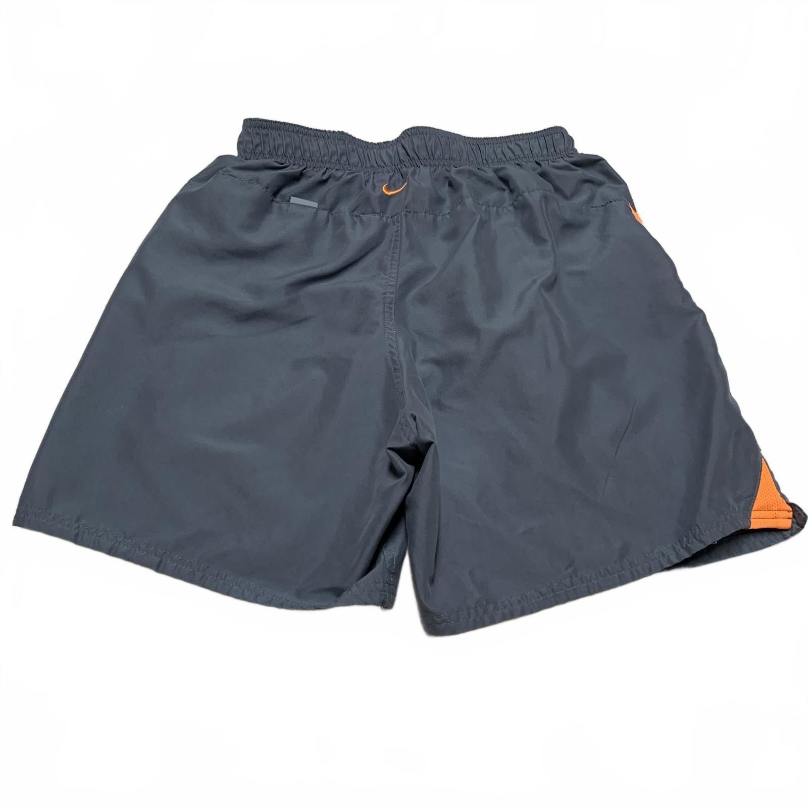 Nike Nike Athletic Running Shorts M Gray Orange Accents Size US 32 / EU 48 - 2 Thumbnail