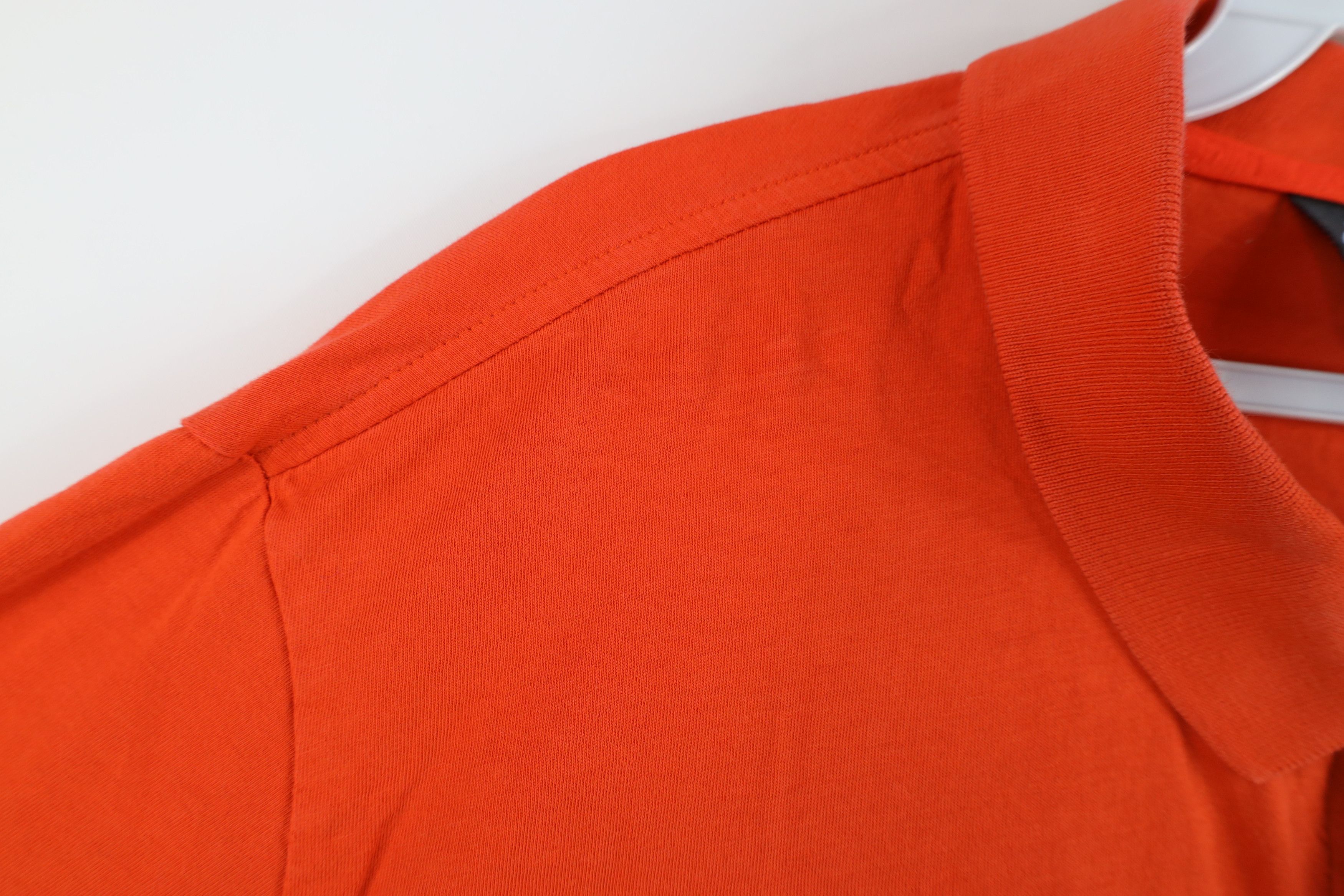 Nike Vintage Y2K Nike Spell Travis Scott Mini Swoosh Polo Orange Size US XXL / EU 58 / 5 - 8 Thumbnail