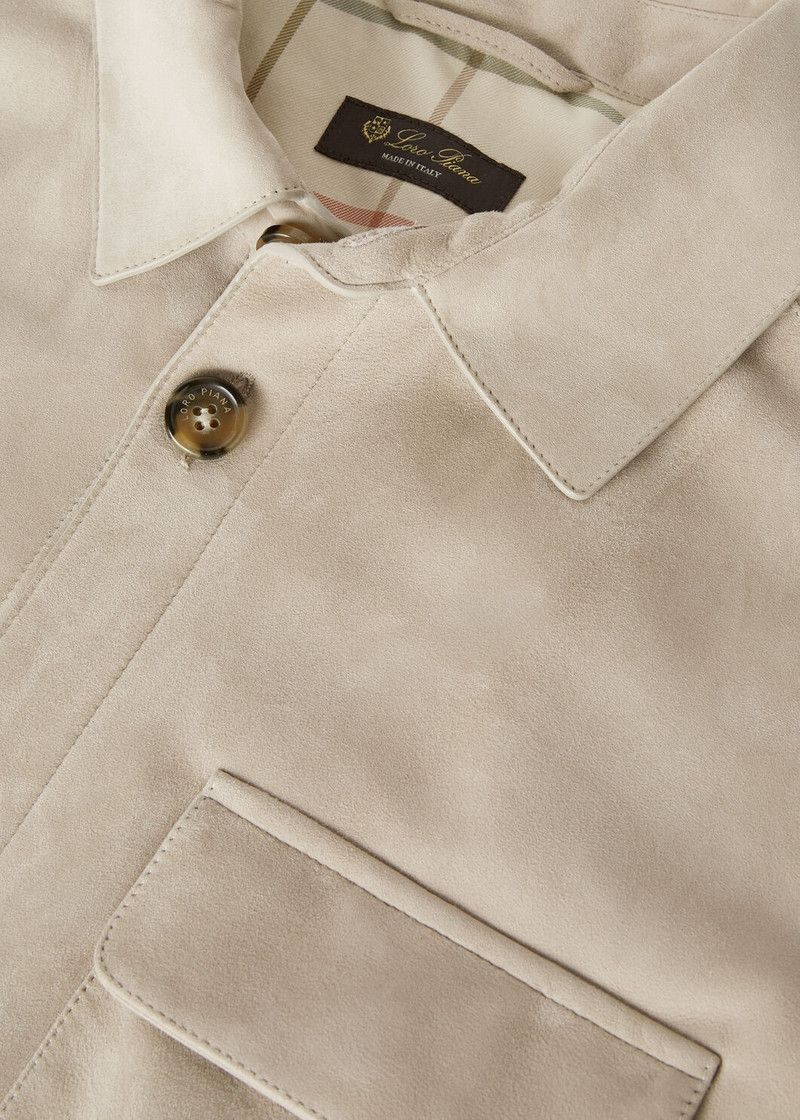 Loro Piana o1w1db10226 FAL6174 Overshirt in Beige Size US S / EU 44-46 / 1 - 7 Thumbnail
