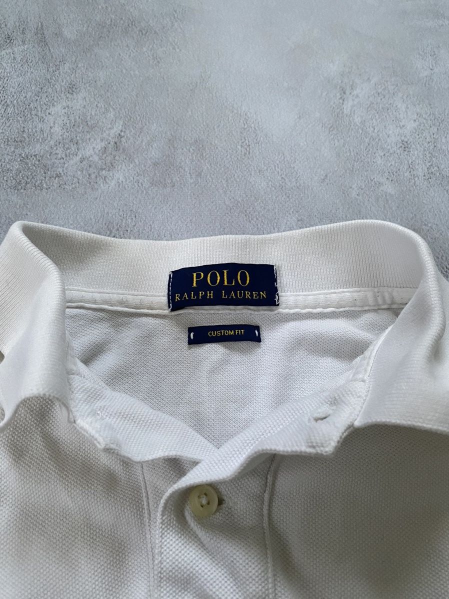 Polo Ralph Lauren Vintage Polo Ralph Lauren Rugby Long Sleeve WHITE Size US M / EU 48-50 / 2 - 5 Thumbnail