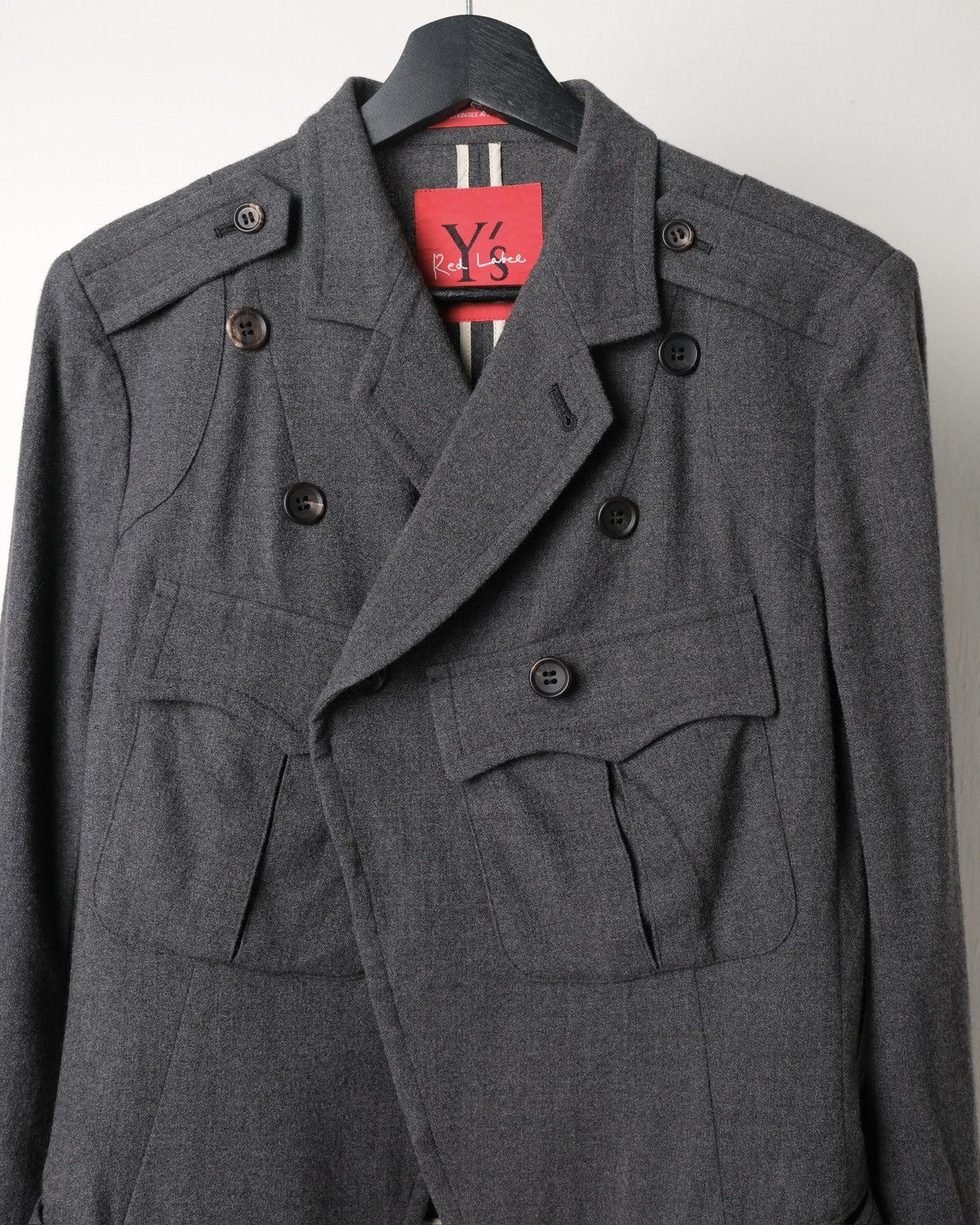 Yohji Yamamoto Y's Red Label By Yohji Yamamoto Military-inspire Blazer Size M / US 6-8 / IT 42-44 - 2 Thumbnail