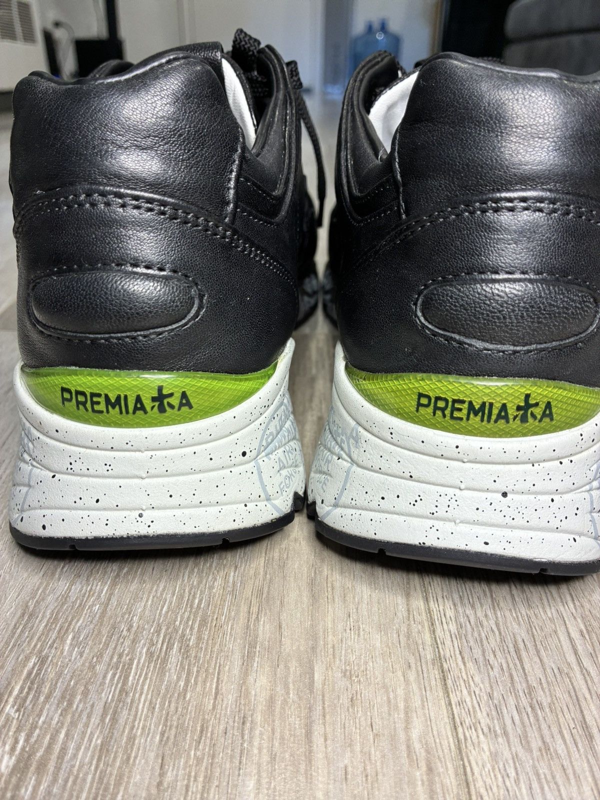 Premiata Premiata Mase 7083 Black Leather Sneackers Size US 10 / EU 43 - 6 Thumbnail