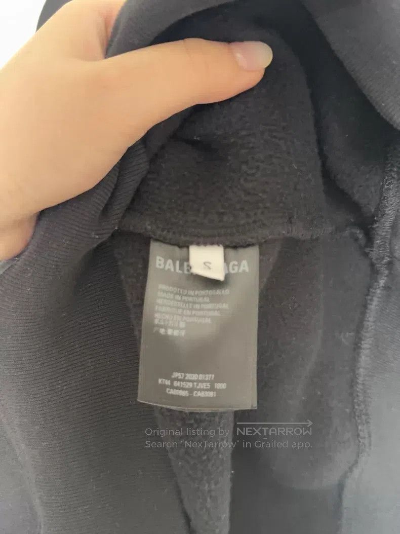 Balenciaga Balenciaga French Sweatshirt Black Size US S / EU 44-46 / 1 - 7 Thumbnail